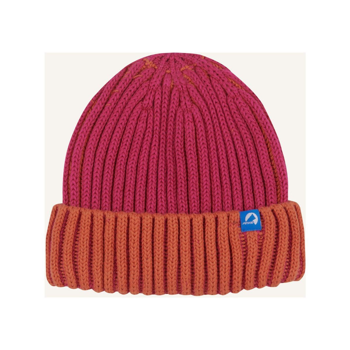 Finkid Beanie Pippalot Bunte, atmungsaktive Strickmütze für Kinder aus Wolle, die