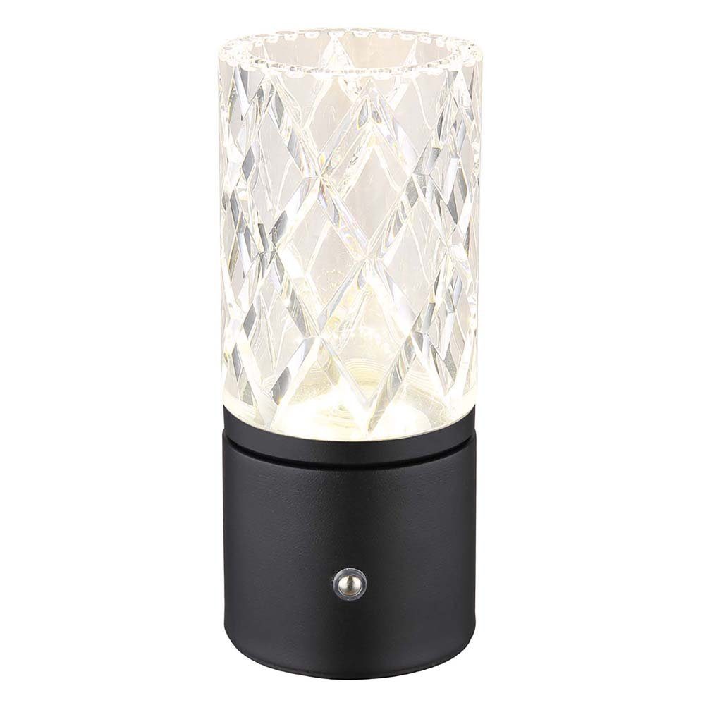 Globo LED Tischleuchte, Tischleuchte Nachttischlampe Beistelllampe Schwarz-Gold LED | Tischlampen