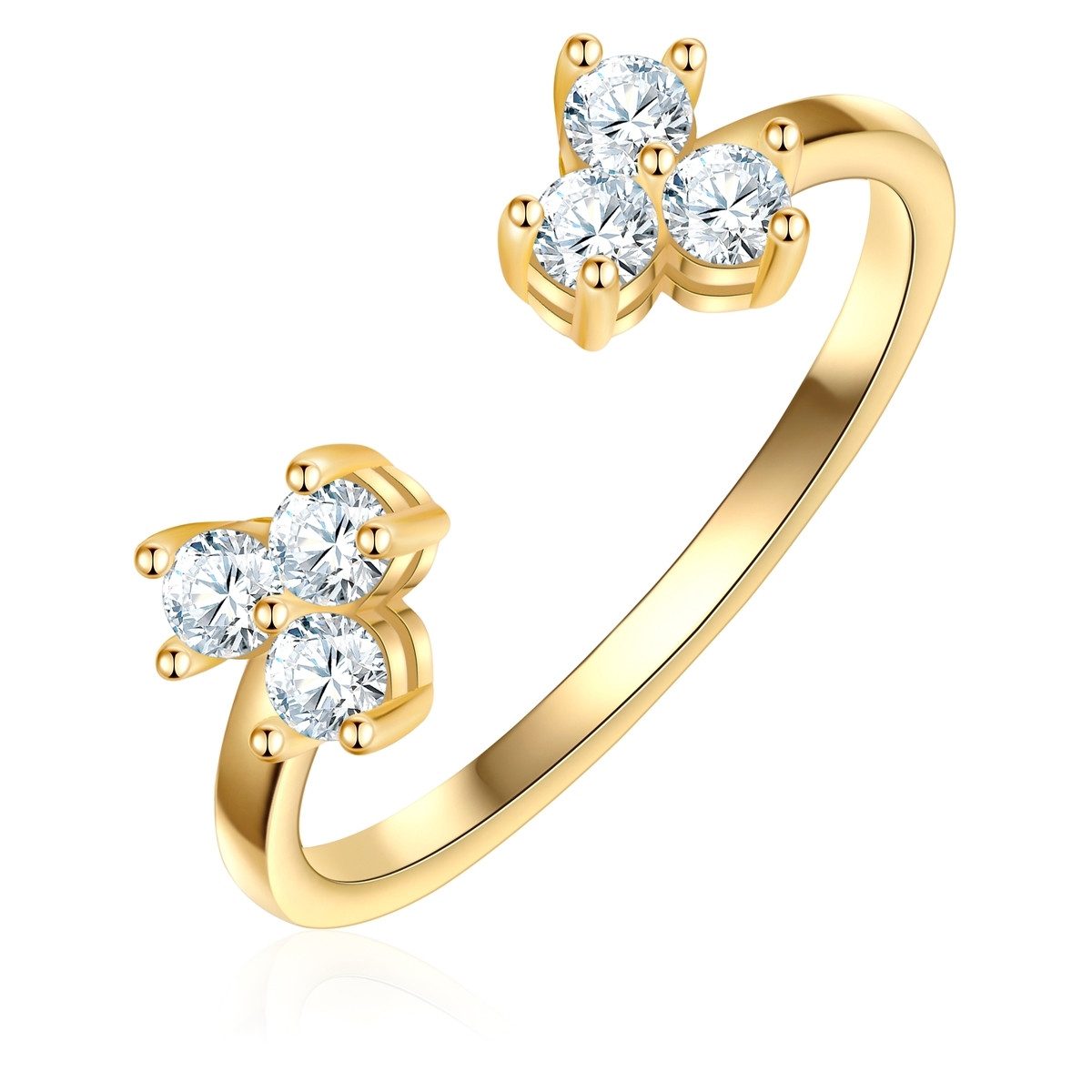 Glanzstücke München Fingerring GSM1941 (1-tlg), aus Sterling Silber