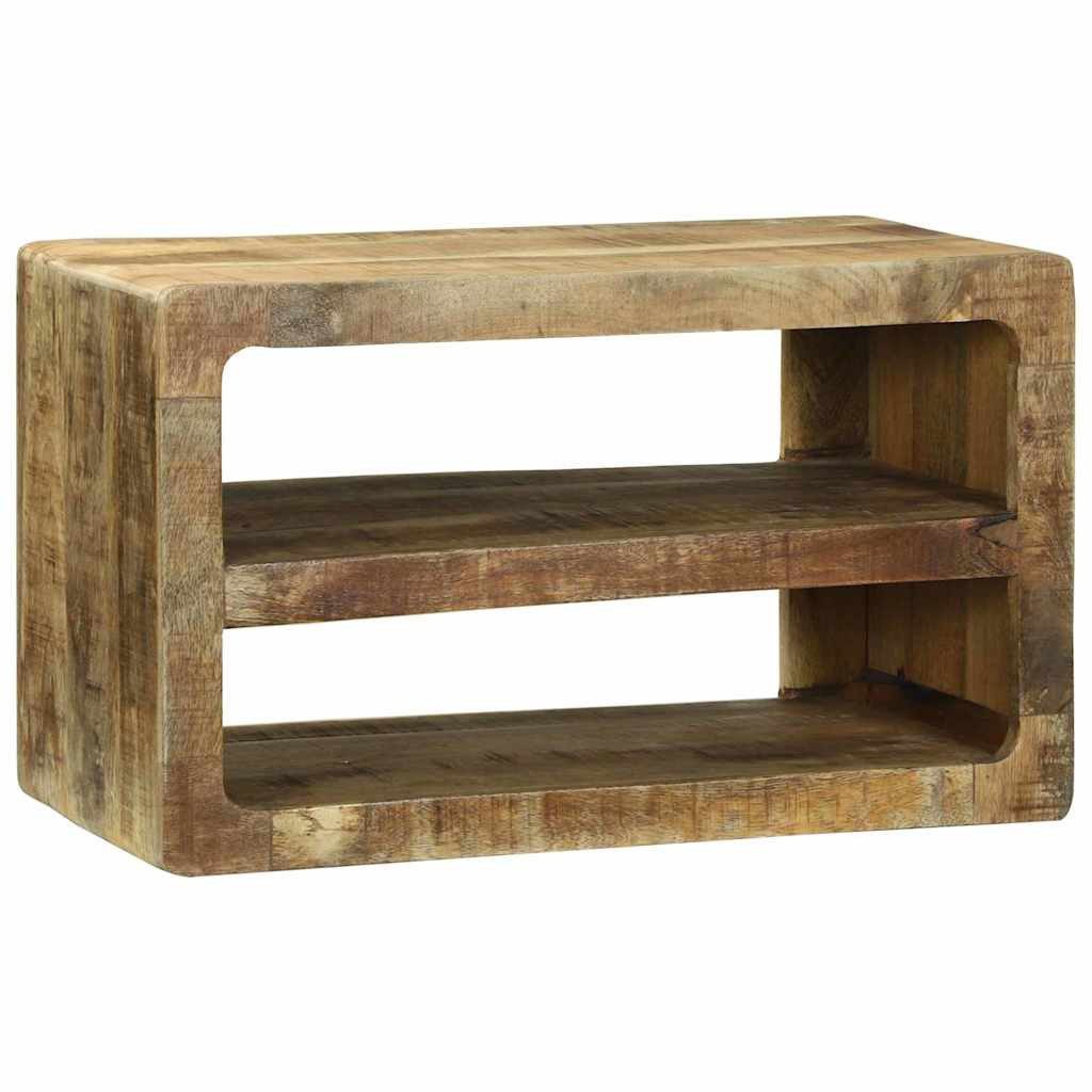 vidaXL TV-Schrank TV-Schrank mit Regal Braun 60 x 32 x 36 cm Massivholz (1-St)