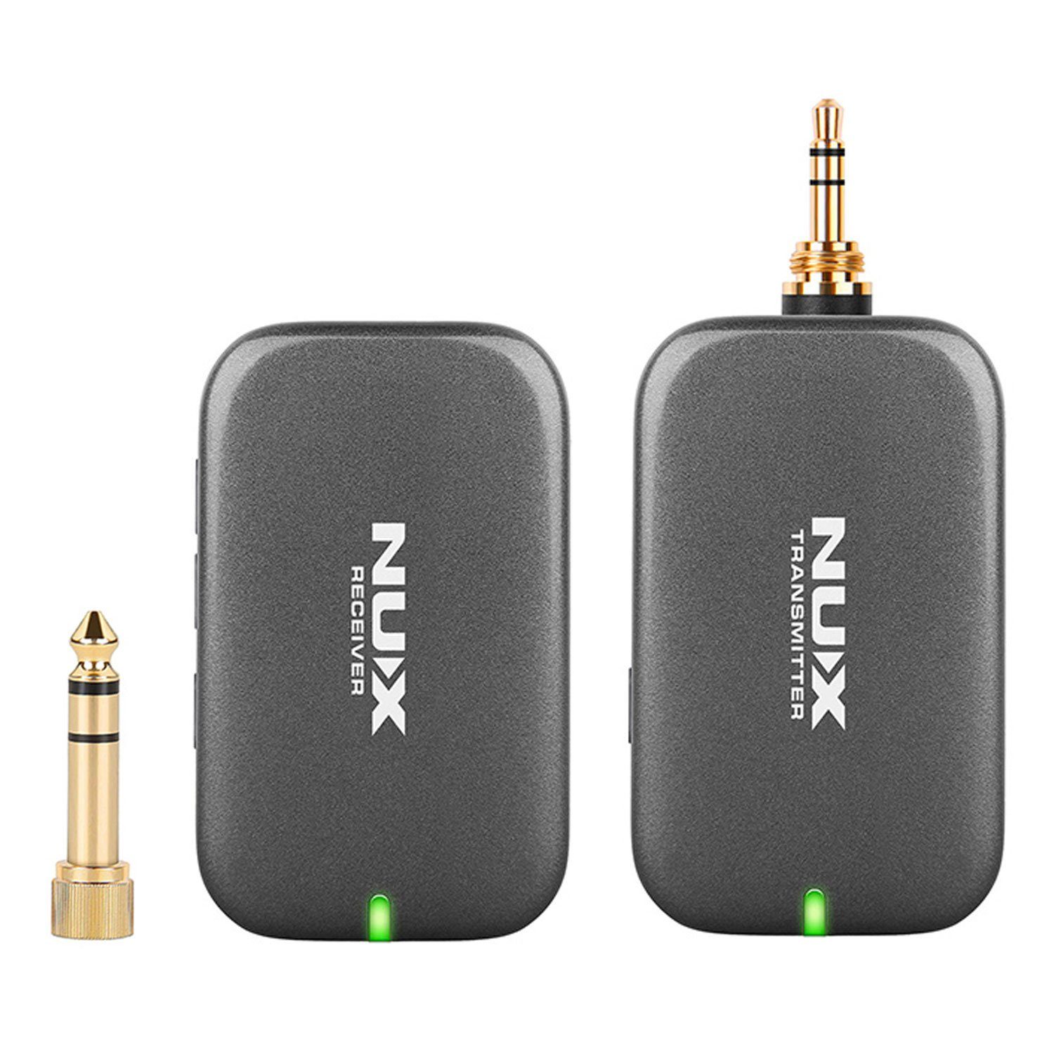Nux Nux B-7PSM In-Ear Monitor System mit Ohrhörer wireless In-Ear-Kopfhörer (30m Reichweite, geringe Latenz)