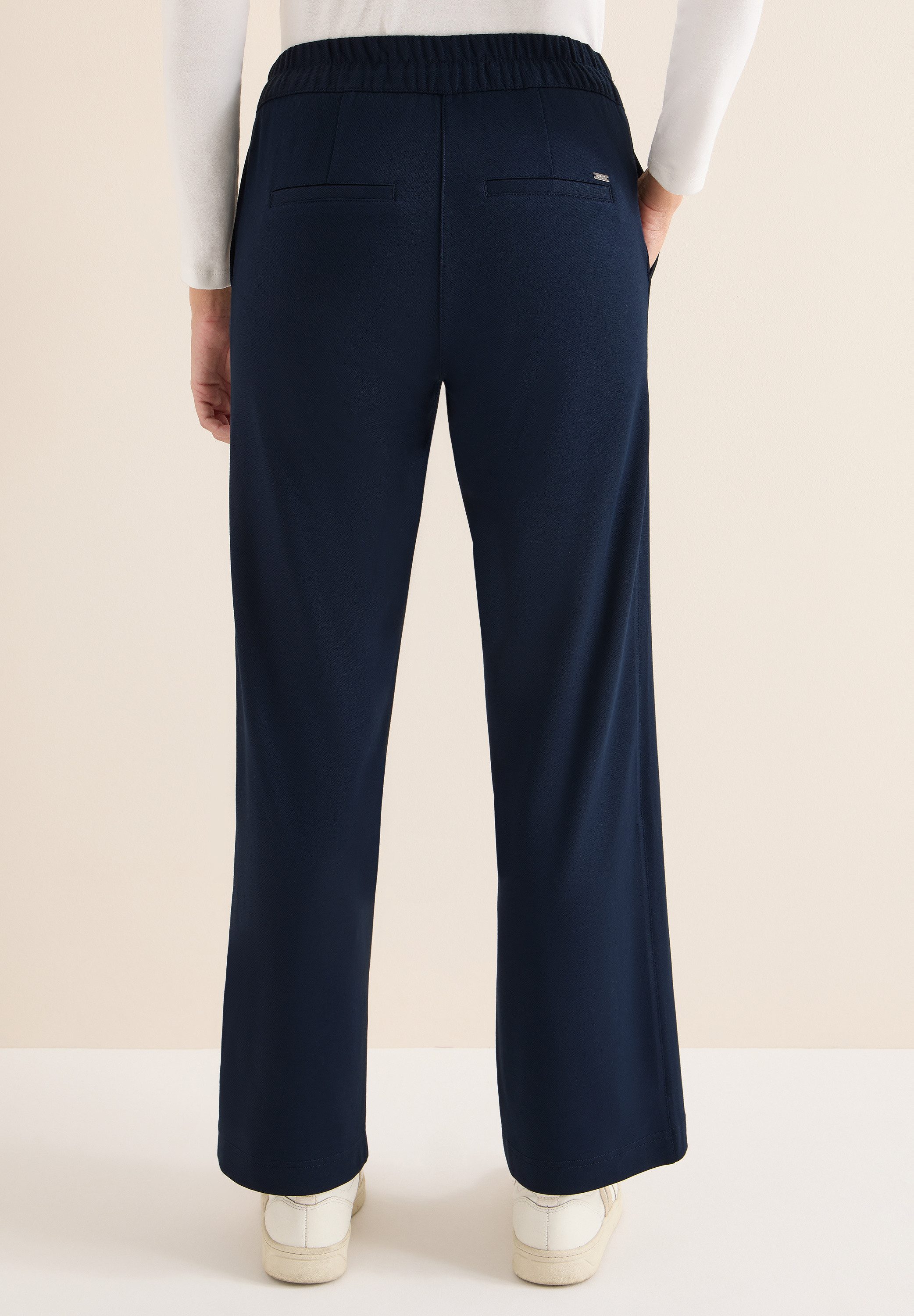 CECIL Stoffhose Style NEELE Elastischer Bund mit Tunnelzug