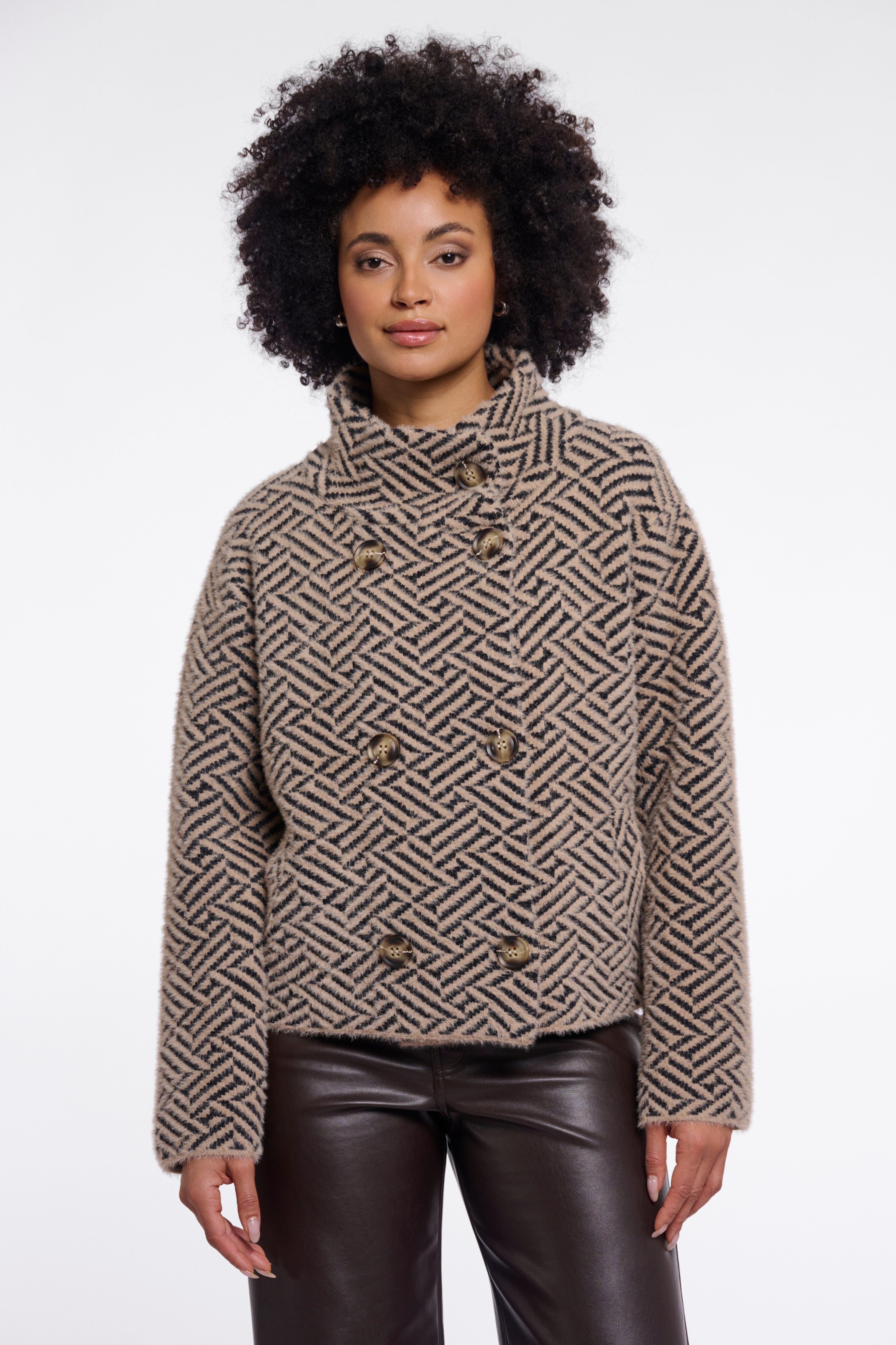 Rino & Pelle Kurzjacke BETH mit Stehkragen