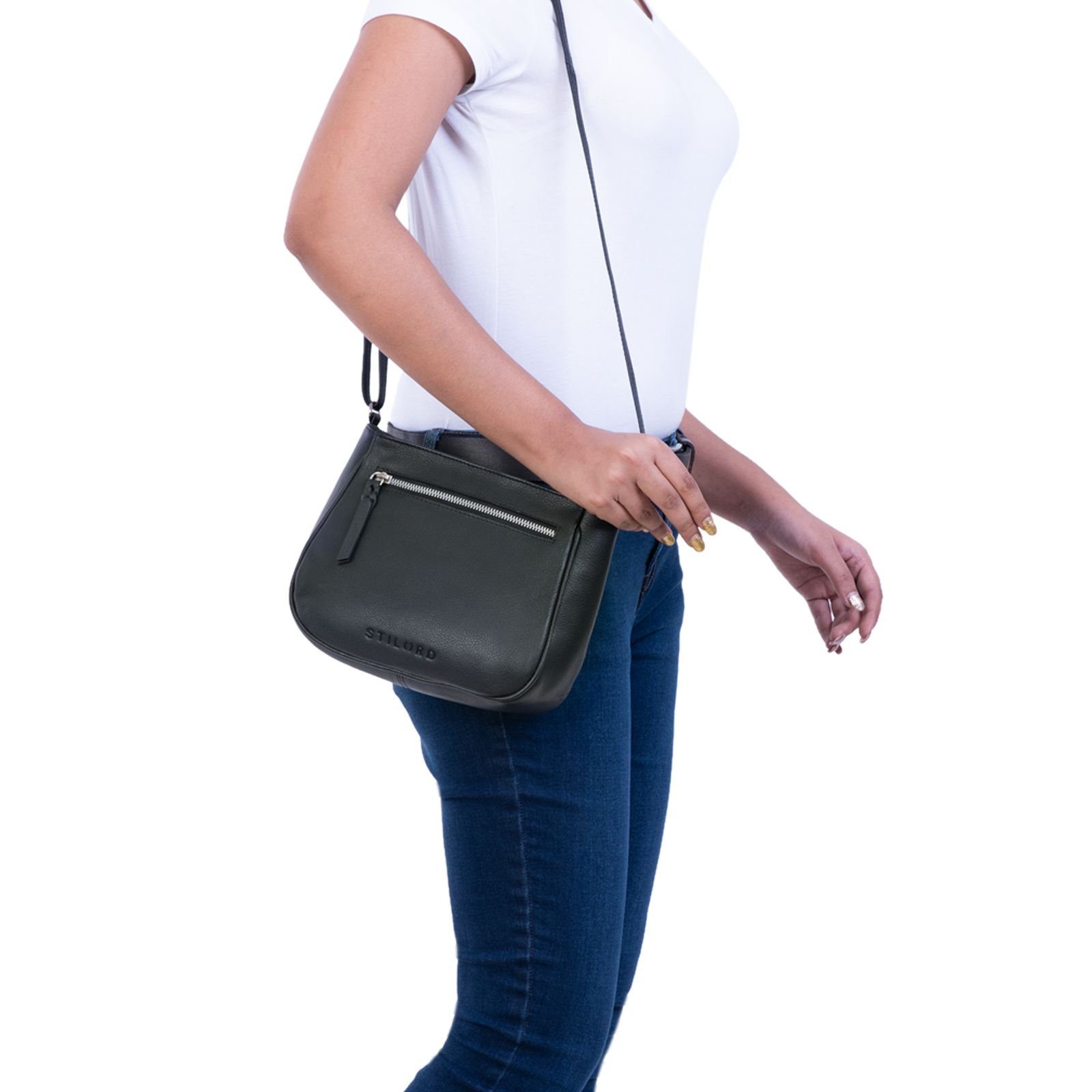 STILORD Handtasche "Samira" Handtasche Leder Frauen zum Umhängen