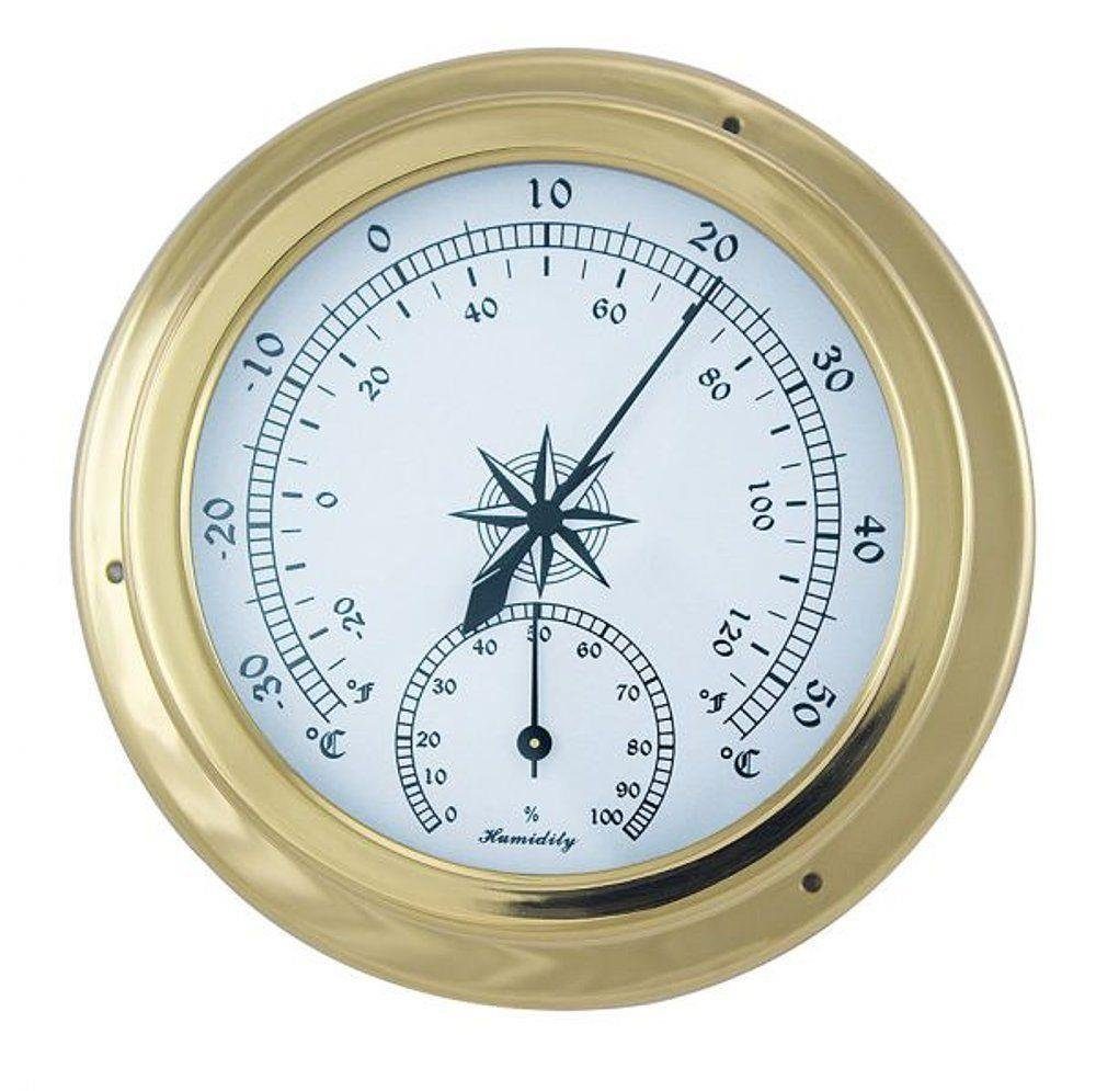 cm, Dekoration Linoows Comfortmeter, funktionsgetreue Hygro-Thermometer Dekoobjekt Marine 14,5