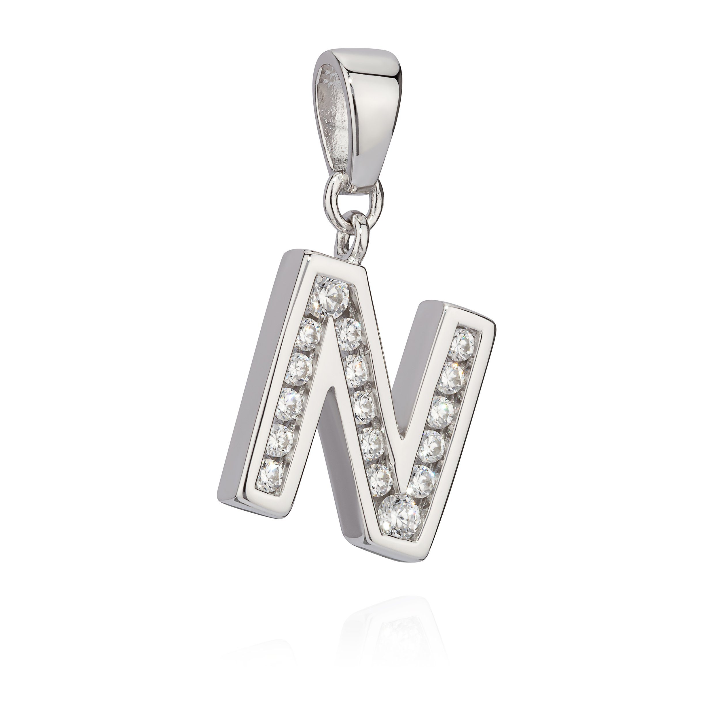 NKlaus Kettenanhänger 12x11mm Kettenanhänger Buchstabe N günstig online kaufen