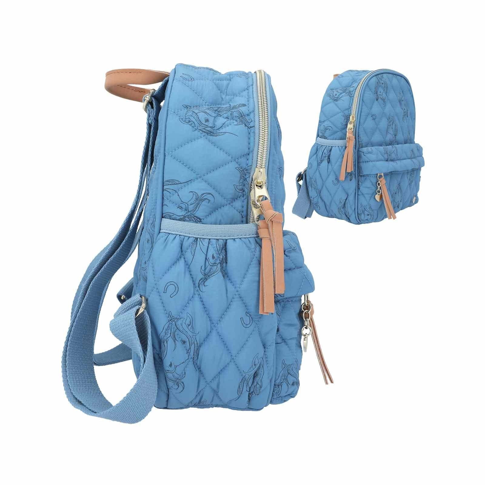 Depesche Kinderrucksack Miss Melody Rucksack Blue Quilt (1 Rucksack, 1-tlg)