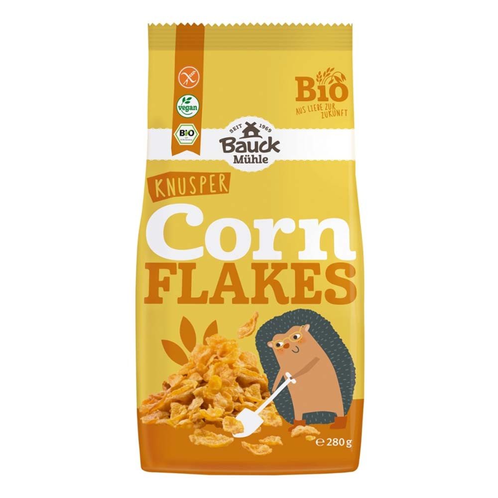Bauck Mühle Cerealien Knusper Cornflakes glutenfrei 280g