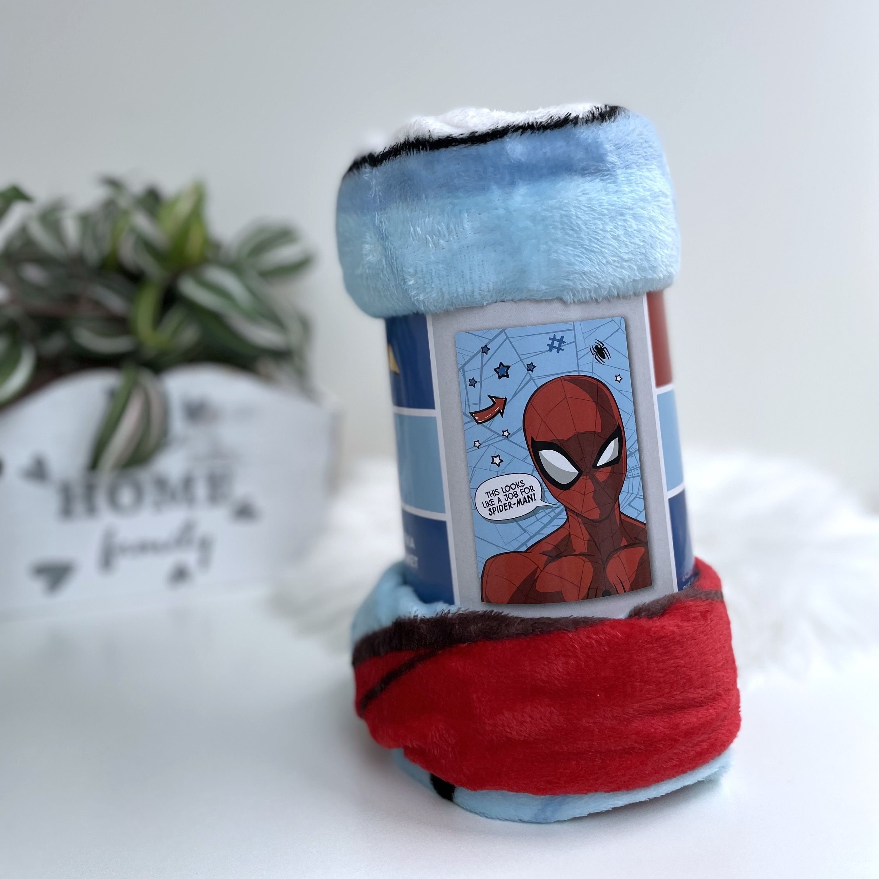 Jerry Fabrics Kinderdecke Spiderman x Coral 100 MARVEL Kuscheldecke cm, 150 Fleecedecke