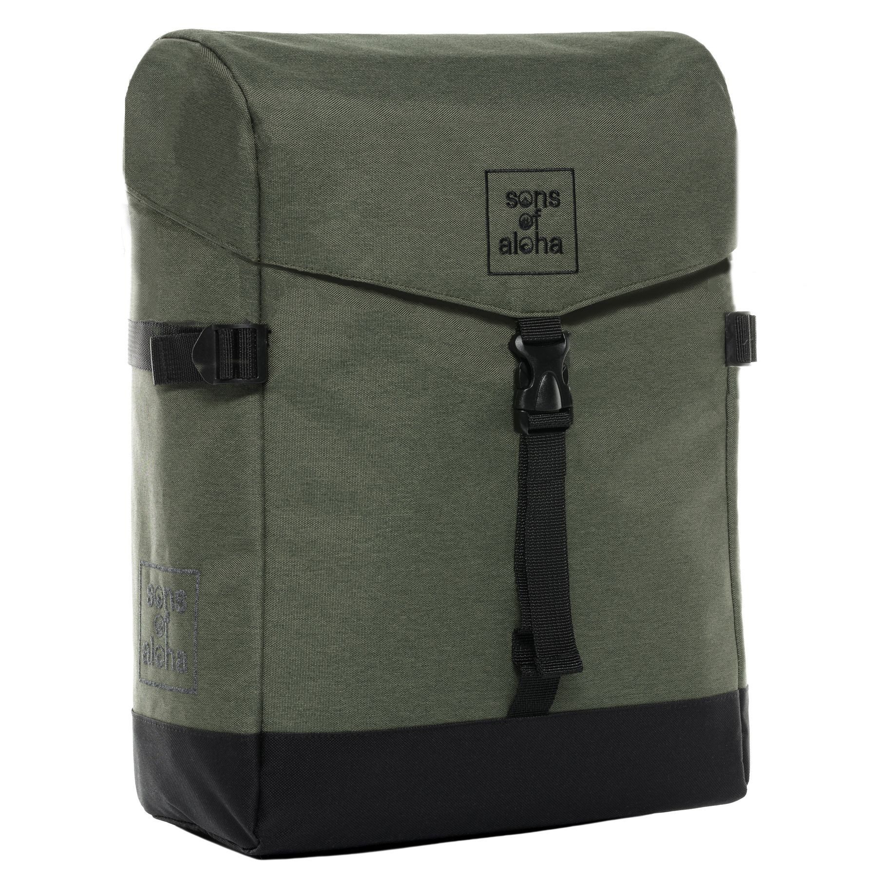 SONS OF ALOHA Umhängetasche Umhängetasche für Gepäckträger mit Schultergurten groß, NEU 2in1 Gepäckträger-Tasche und Schultertasche wasserabweisend
