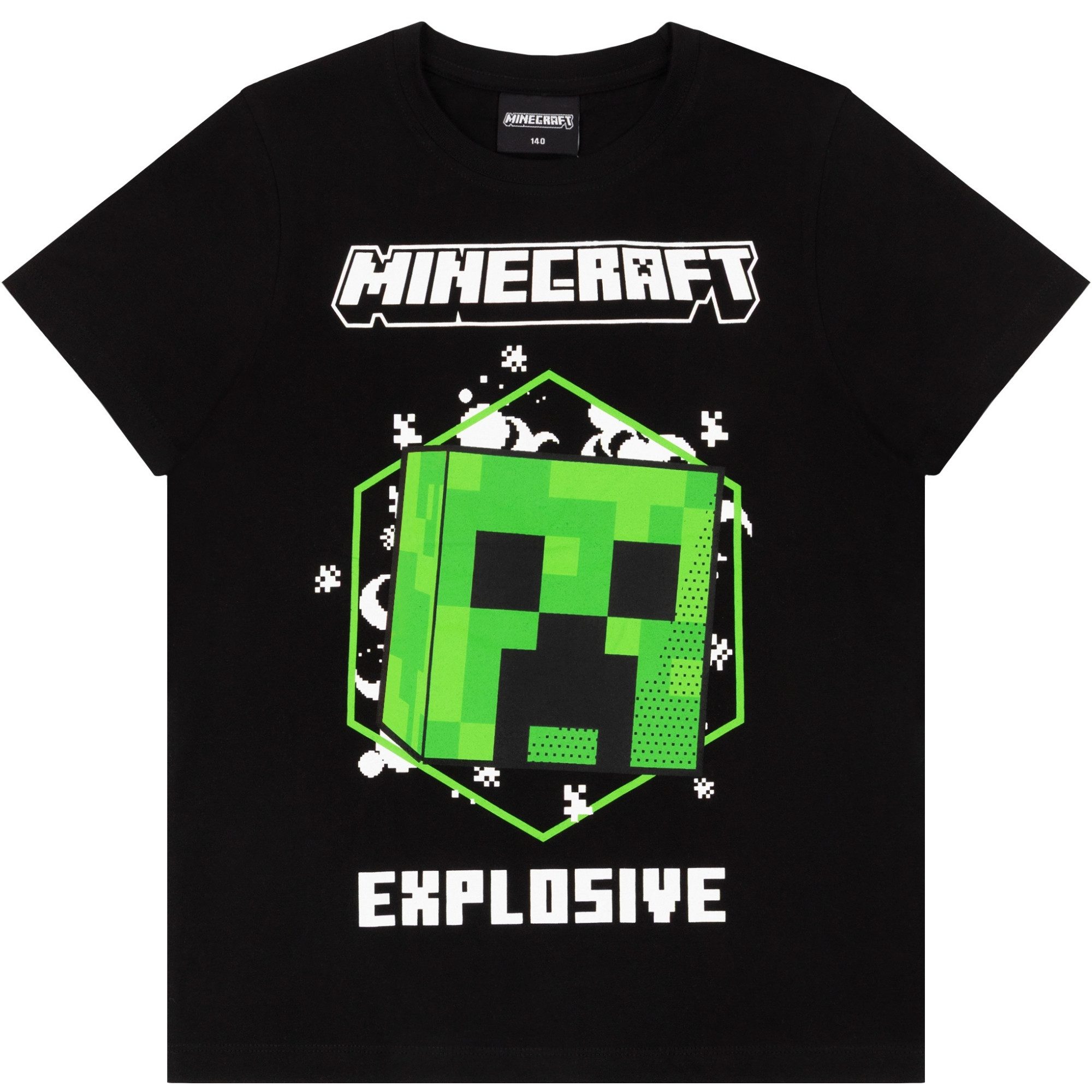 Minecraft T-Shirt Minecraft Jungen T-Shirt Creeper Creeper Design