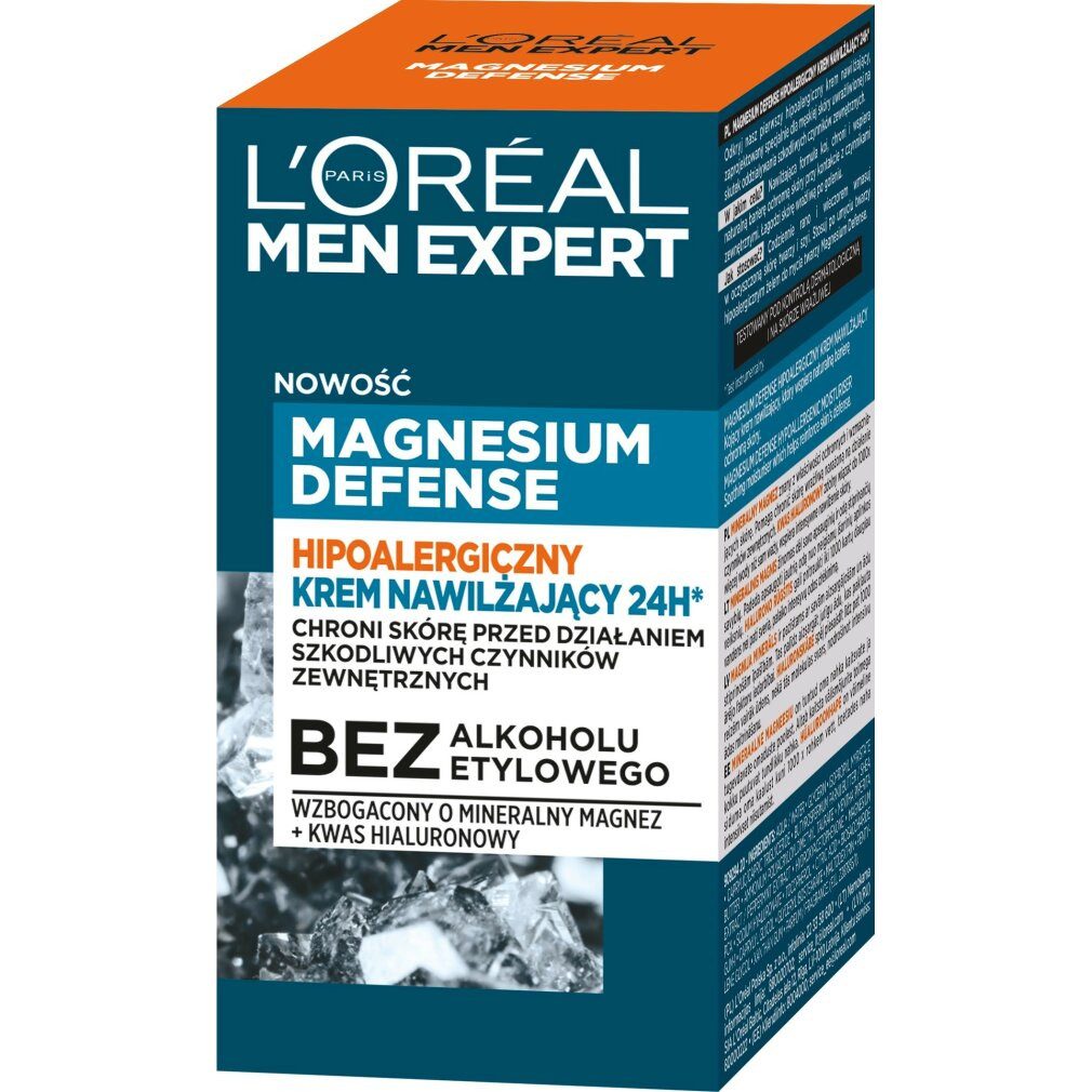 L'Oreal Deutschland Körperpflegemittel Men Expert Magnesium Defense hypoallergene Feuchtigkeitscreme