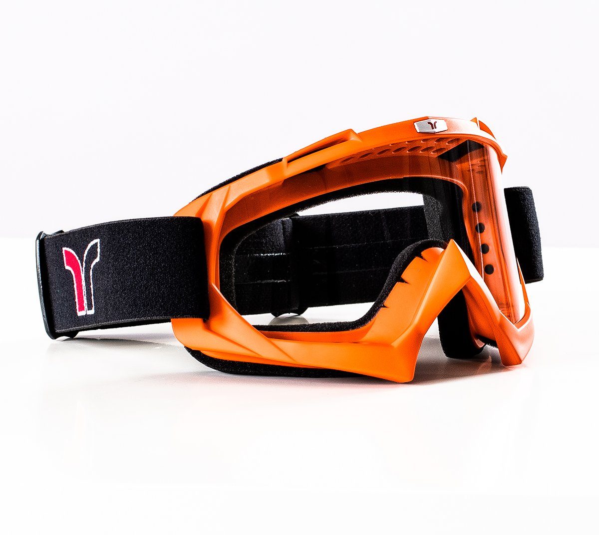 rueger-helmets Skihelm RB-970 Crossbrille Endurobrille Quadbrille Motocrossbrille ruegerRB-970 Crossbrille orange