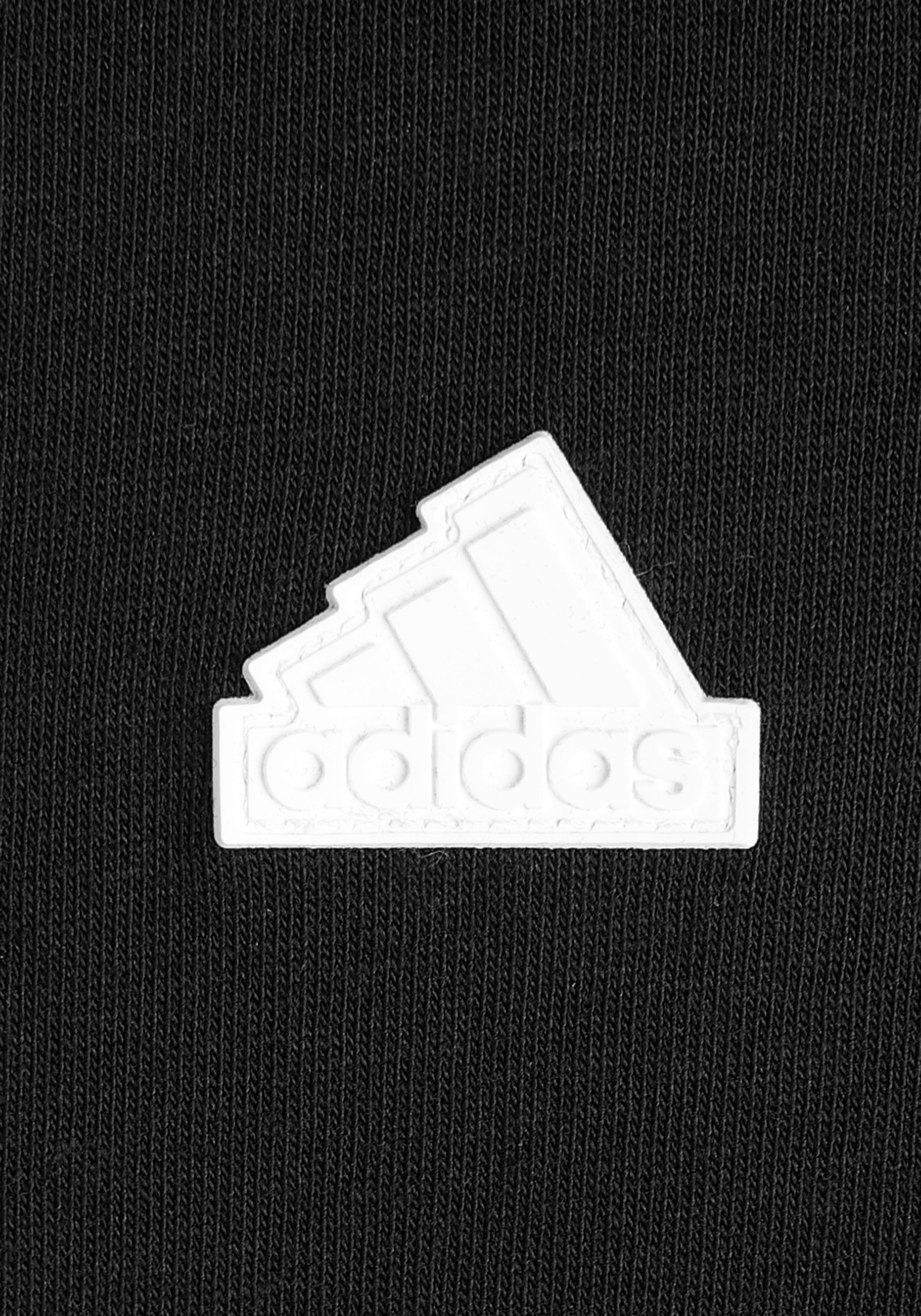 3S T Sportswear T-Shirt / FI U adidas White Black