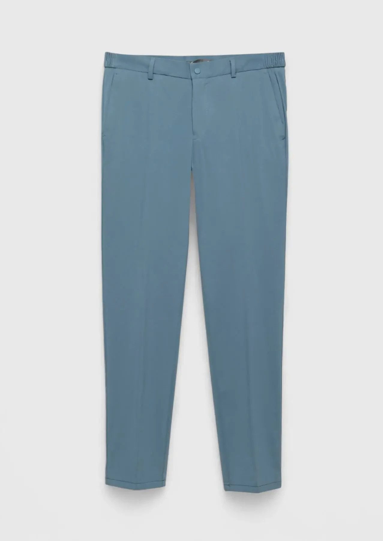 RAMSEY Jogger Pants Blaue Strick-Jogginghose in lässiger Passform