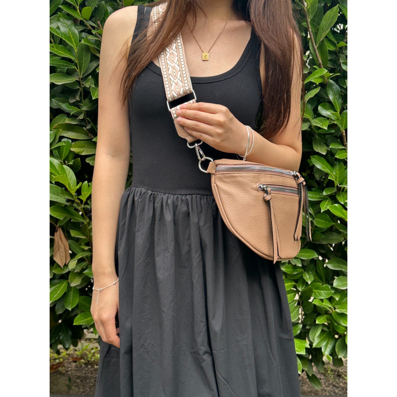 Cocopop Studio Umhängetasche Umhängetasche aus Veganes Leder, Bohemian-Stil günstig online kaufen