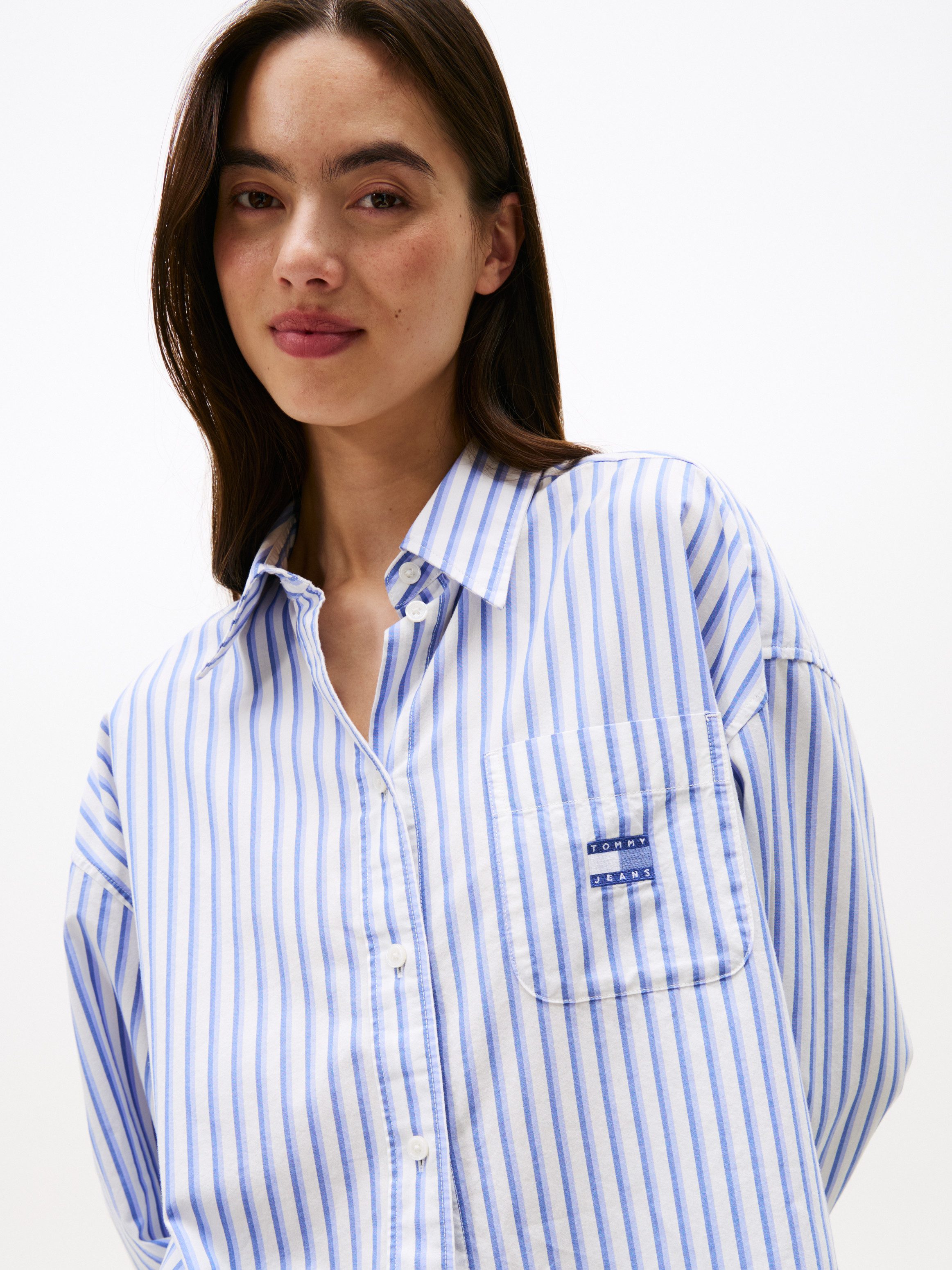 Tommy Jeans Hemdbluse TJW OVS BADGE günstig online kaufen