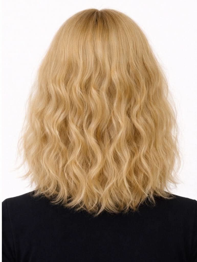 NOGI Echthaarperücke NOGI Volume Boost, Echthaar-Perücke mit Lace-Front, Mono-Scheitel und 30 cm Länge.