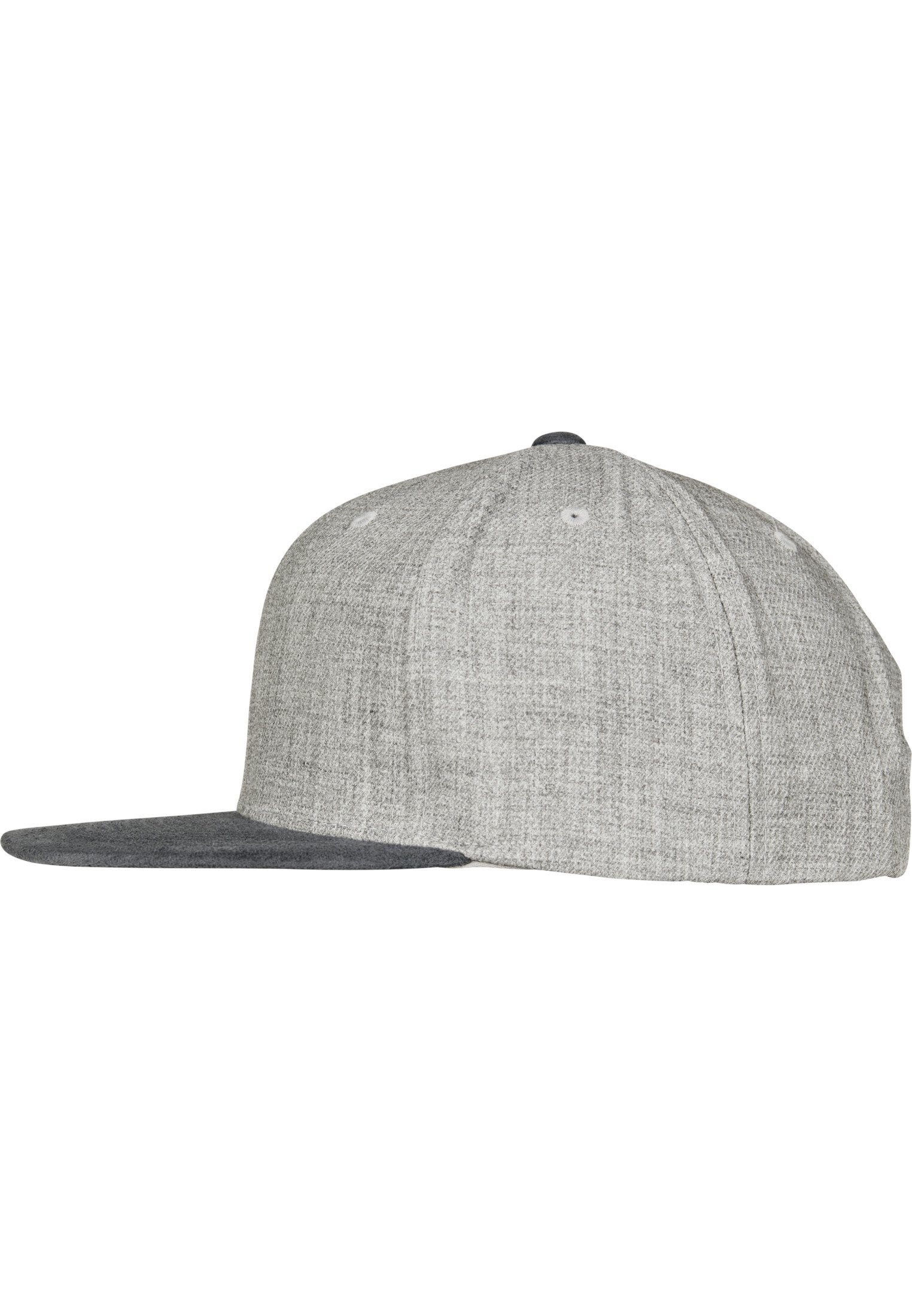 Snapback Velour grey/grey Snapback Melange Cap Flexfit Flex