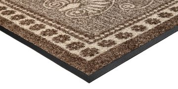 Fußmatte Ornamentalli, wash+dry by Kleen-Tex, rechteckig, Höhe: 7 mm, Schmutzfangmatte, rutschhemmend, In- und Outdoor geeignet, waschbar