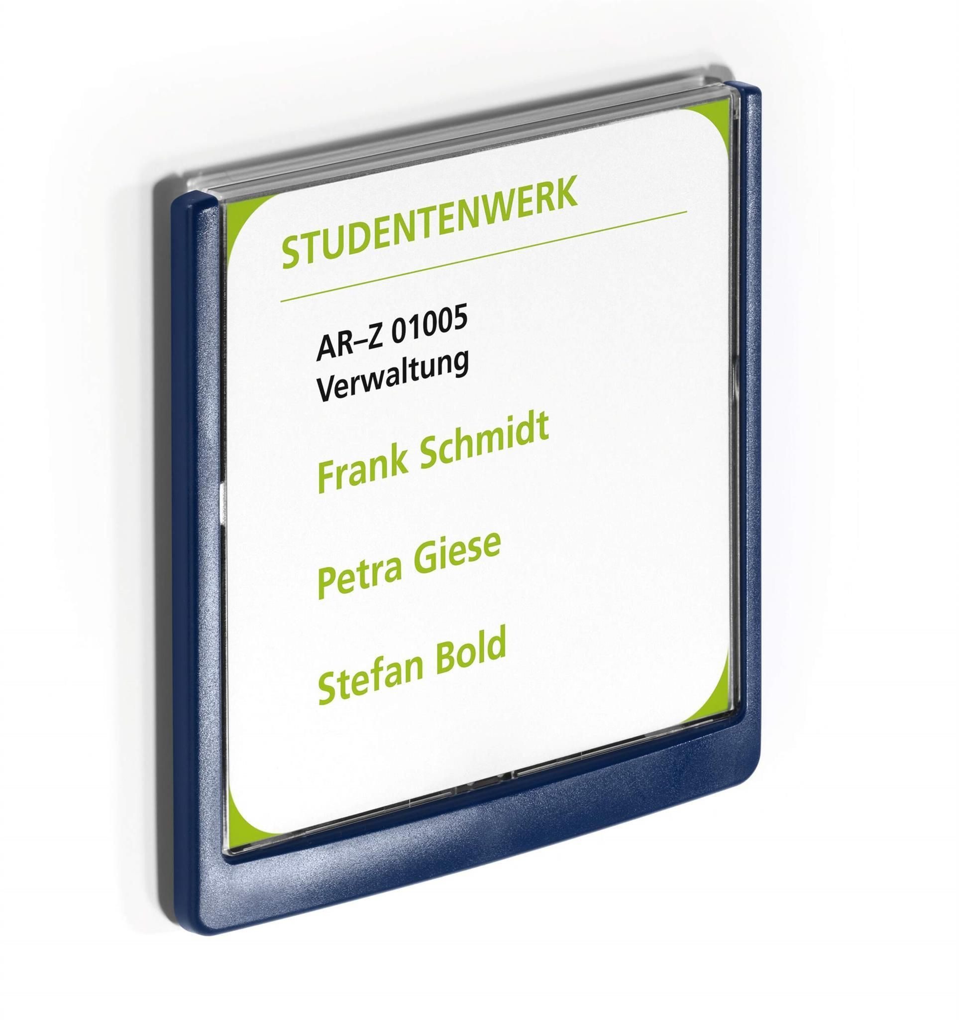 DURABLE Hinweisschild Durable Türschild Click Sign d.bl 149x148,5mm aus Kunststoff