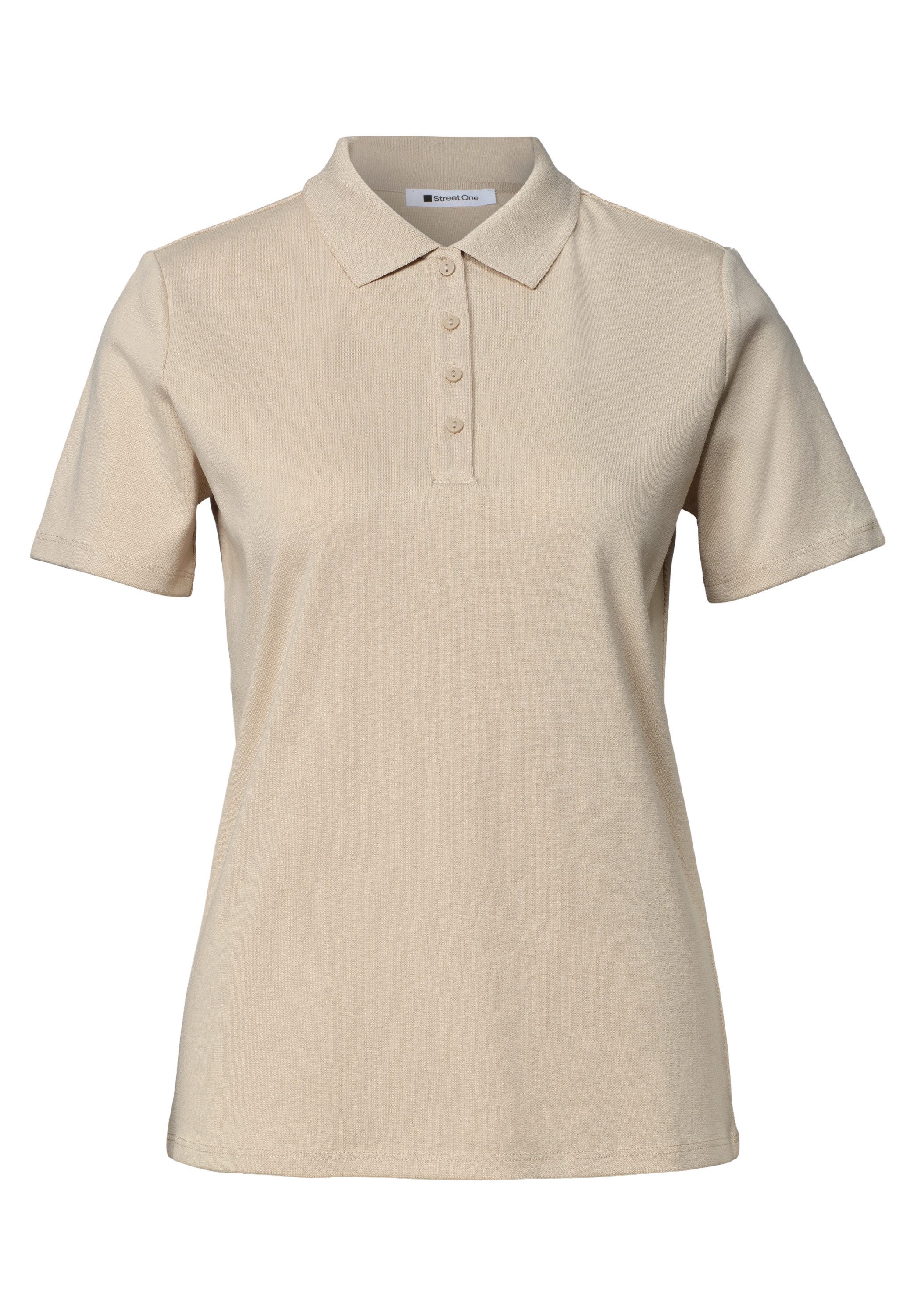 STREET ONE Poloshirt aus Baumwolle mit Stretchante – Bild 4 von 5