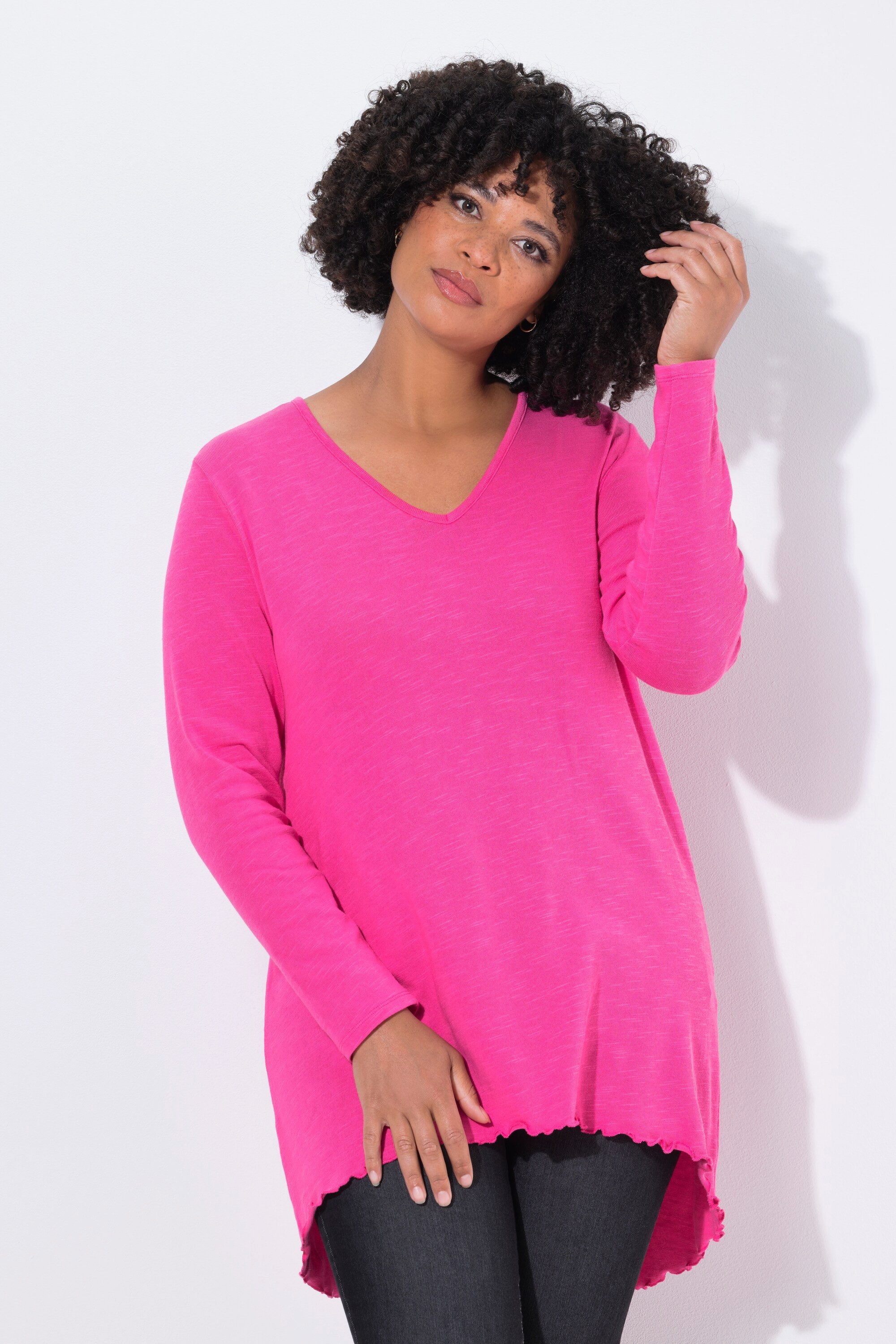 Angel of Style T-Shirt Strickshirt A-Linie Langarm günstig online kaufen