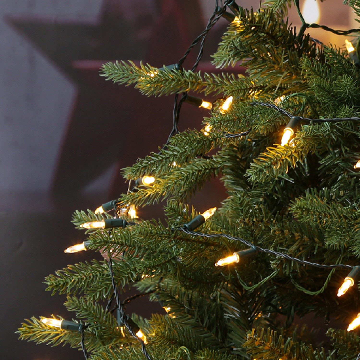 MARELIDA LED-Lichterkette Pisello Weihnachtslichterkette 20 bernstein LED 1,9m für Außen, 20-flammig