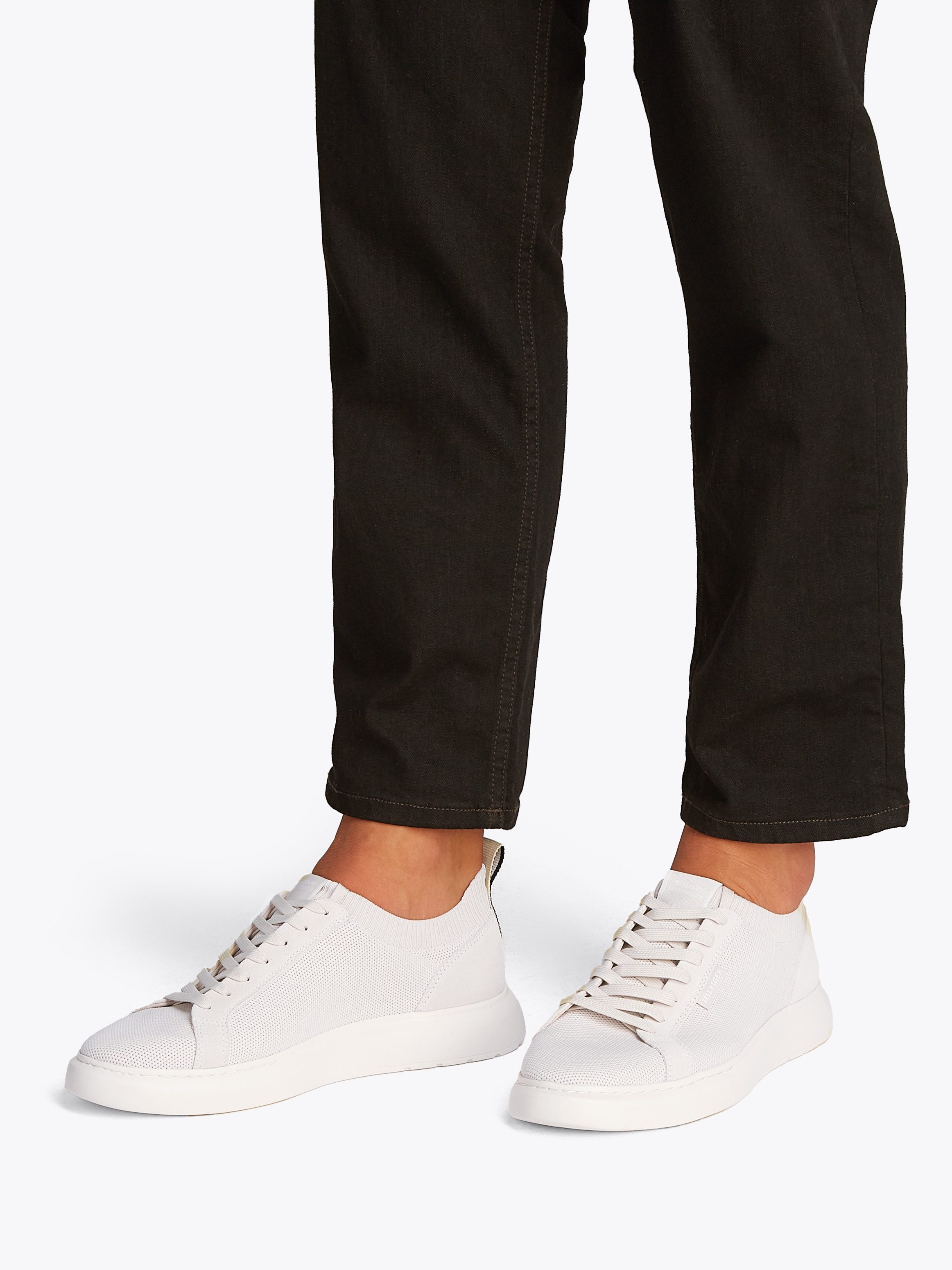 Tommy Hilfiger LIGHT CUPSOLE KNIT SEASONAL Sneaker, Freizeitschuh, Halbschu günstig online kaufen