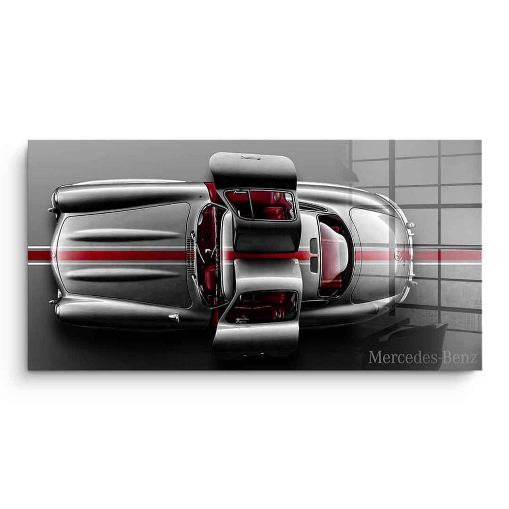 DOTCOMCANVAS® Acrylglasbild Mercedes-Benz 300 SL Gullwing - Acrylglas, Acrylglasbild Mercedes-Benz 300 SL Gullwing Auto Kunstdruck Wandbild
