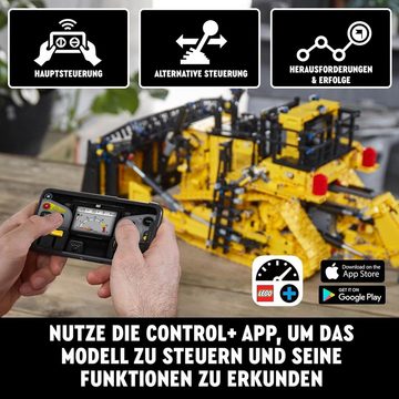 LEGO® Konstruktionsspielsteine Bulldozer Cat D11 Schubraupe Schürfraupe Kettendozer, (3854 St), Baufahrzeug Appgesteuert, ferngesteuert