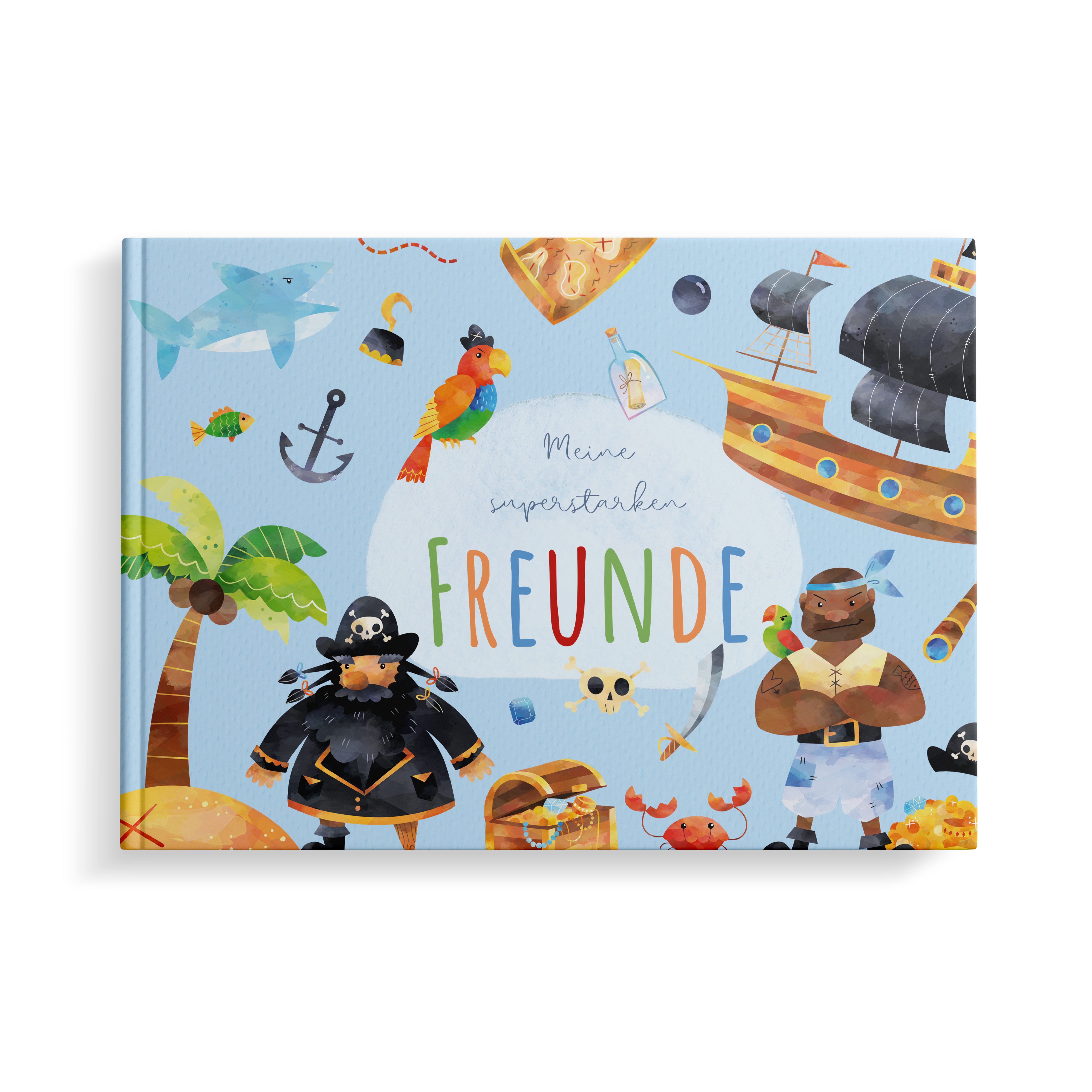 MeinBaby123® Tagebuch Freundebuch für Kinder, Freundschaftsalbum, Freundealbum Kindergarten und Schule, Freundschaftsbuch Hardcover