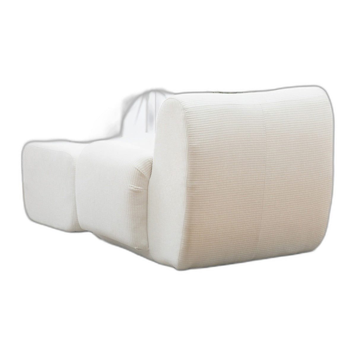 SIKAINI Sofa Sofa aus Chenille in Elfenbein, 1 Teile