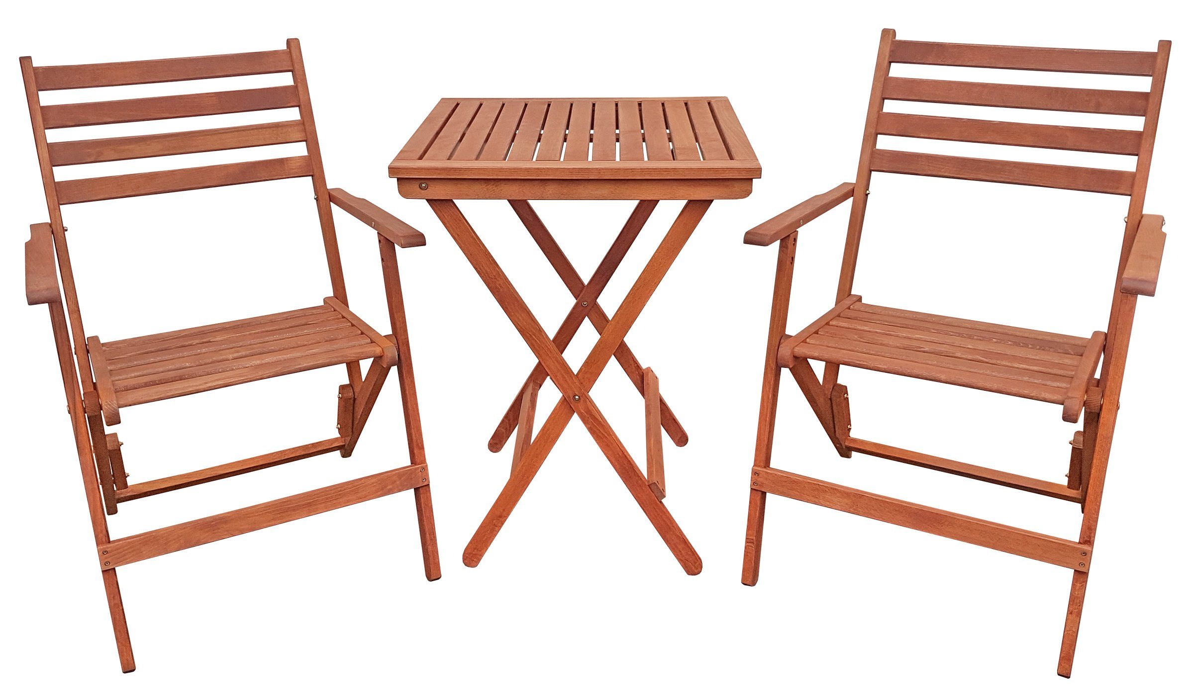 ERST-HOLZ Campingstuhl 2 Gartenstühle Складные стулья Campingstühle 1 Tisch aus Buche Massiv