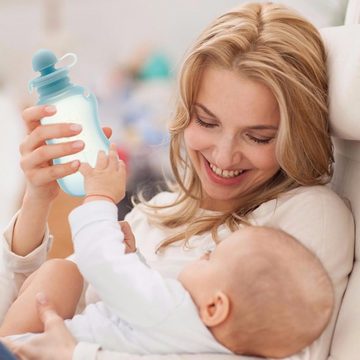 Baby Ja Muttermilchbeutel Muttermilchaufbewahrungsbeutel,Silikon Aufbewahrungsbeutel für pastöse, Muttermilch wird frisch gehalten,Mehrweg