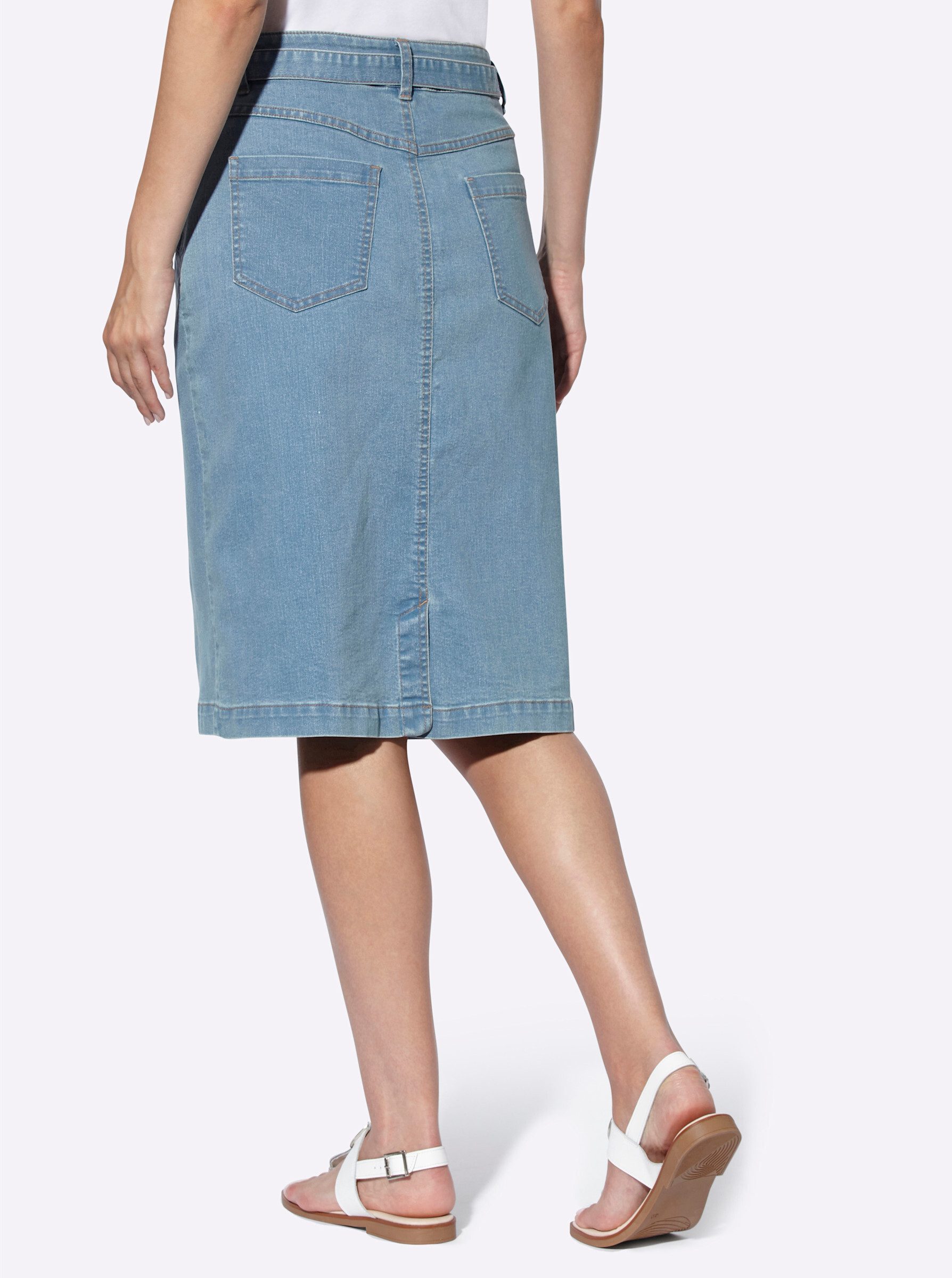 heine A-Linien-Rock Jeansrock