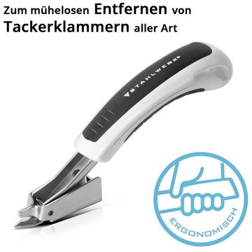 STAHLWERK Handtacker Klammerentferner / Klammerheber / Enthefter, (1 tlg), Polsterwerkzeug zum Entfernen von Heftklammern und Tackerklammern