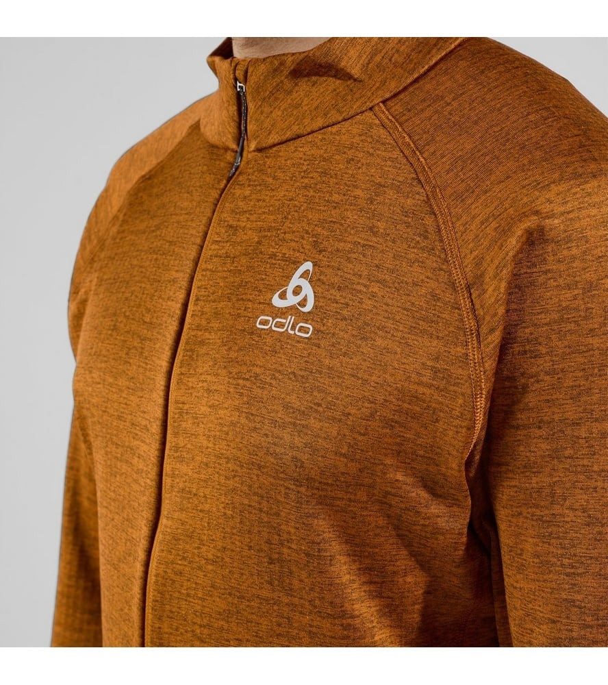 Odlo Fleecejacke Tenica Mid Layer Full Zip (weich aufgebürstete Innenseite)