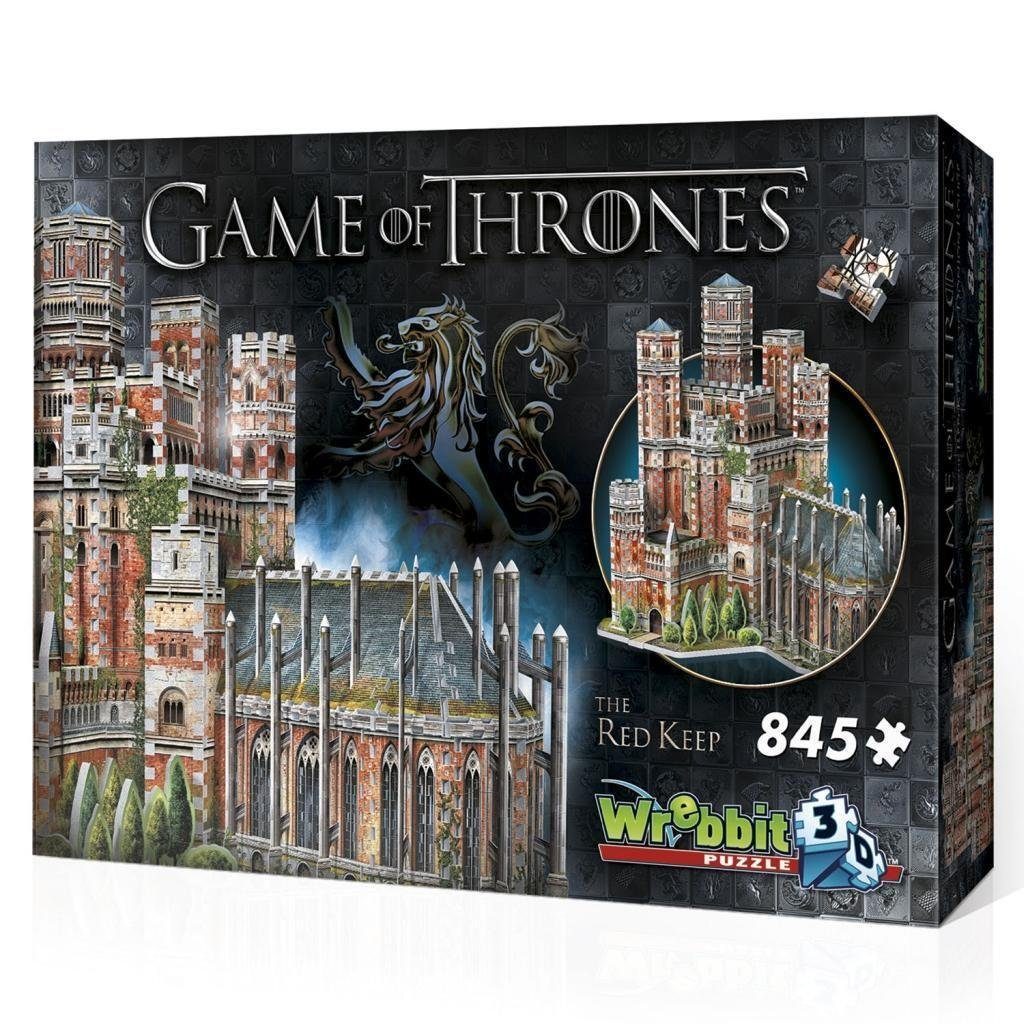 Thrones. The Game - of Teile, Bergfried Puzzleteile / 845 Puzzle JH-Products 845 Keep Puzzle Red Roter