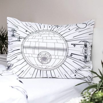 Bettwäsche Star Wars Glow leuchtende Wende Bettwäsche Kopfkissen Bettdecke für, Star Wars, 100% Baumwolle, 2 teilig, 100% Baumwolle