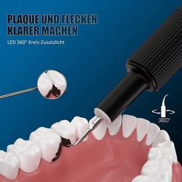 Rutaqian Schall-Zahnreinigungsgerät Zahnreinigung Set Zahnsteinentferner Ultraschall Zahnreinigungsset