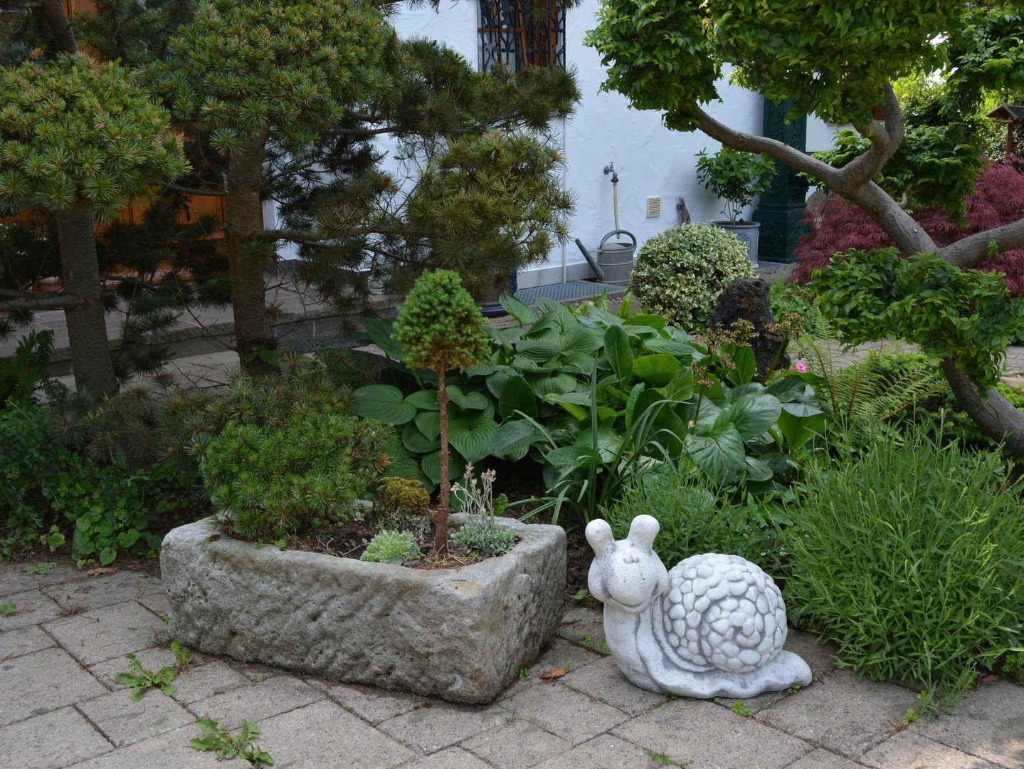 gartendekoparadies.de Gartenfigur Lustige Schnecke, H. 32 cm, 22 kg, Frostsicher – Bild 5 von 5