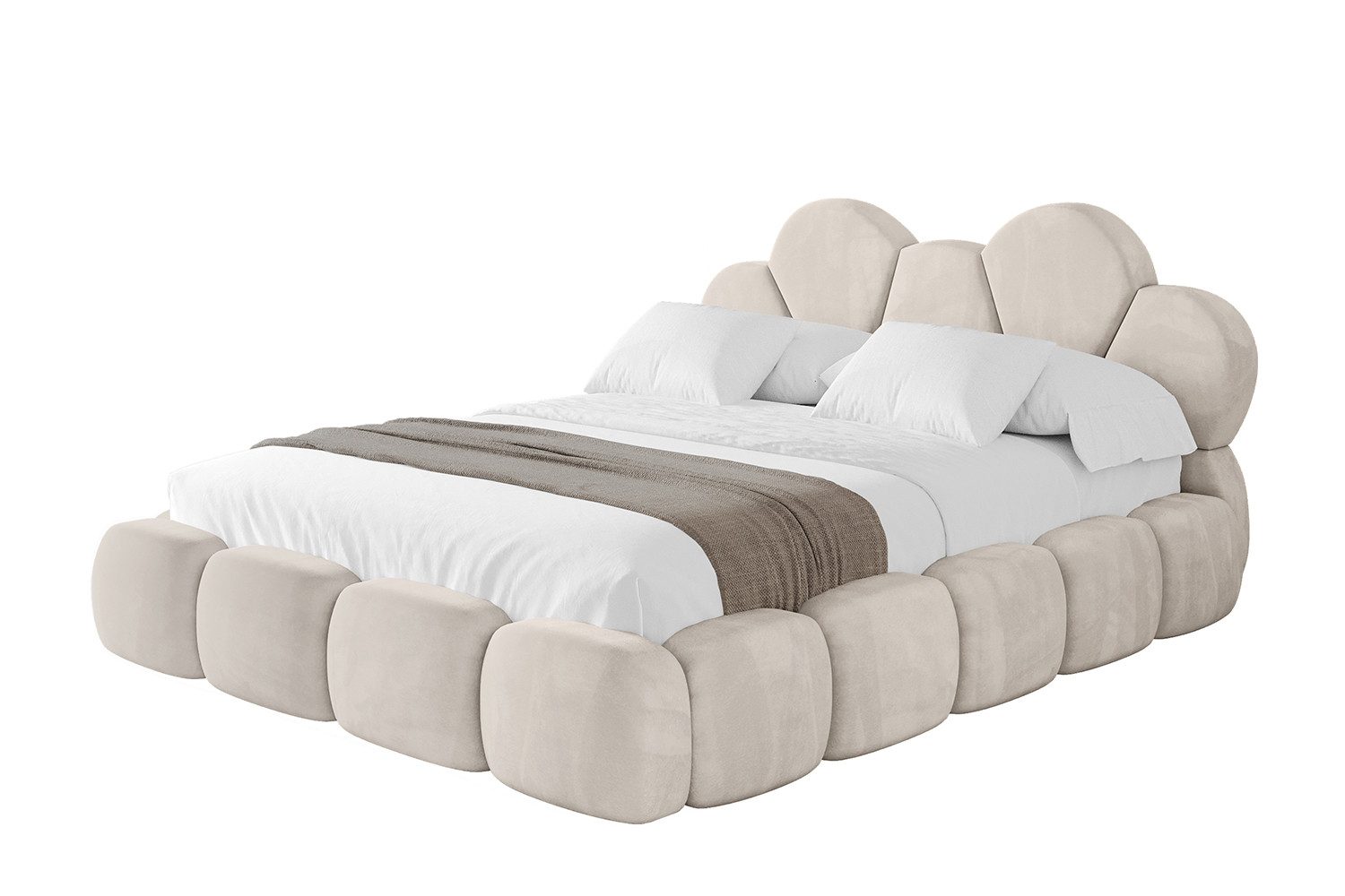 ALTDECOR Polsterbett LANA (Polsterbett mit Bettkasten und Lattenrost, Boxbe günstig online kaufen