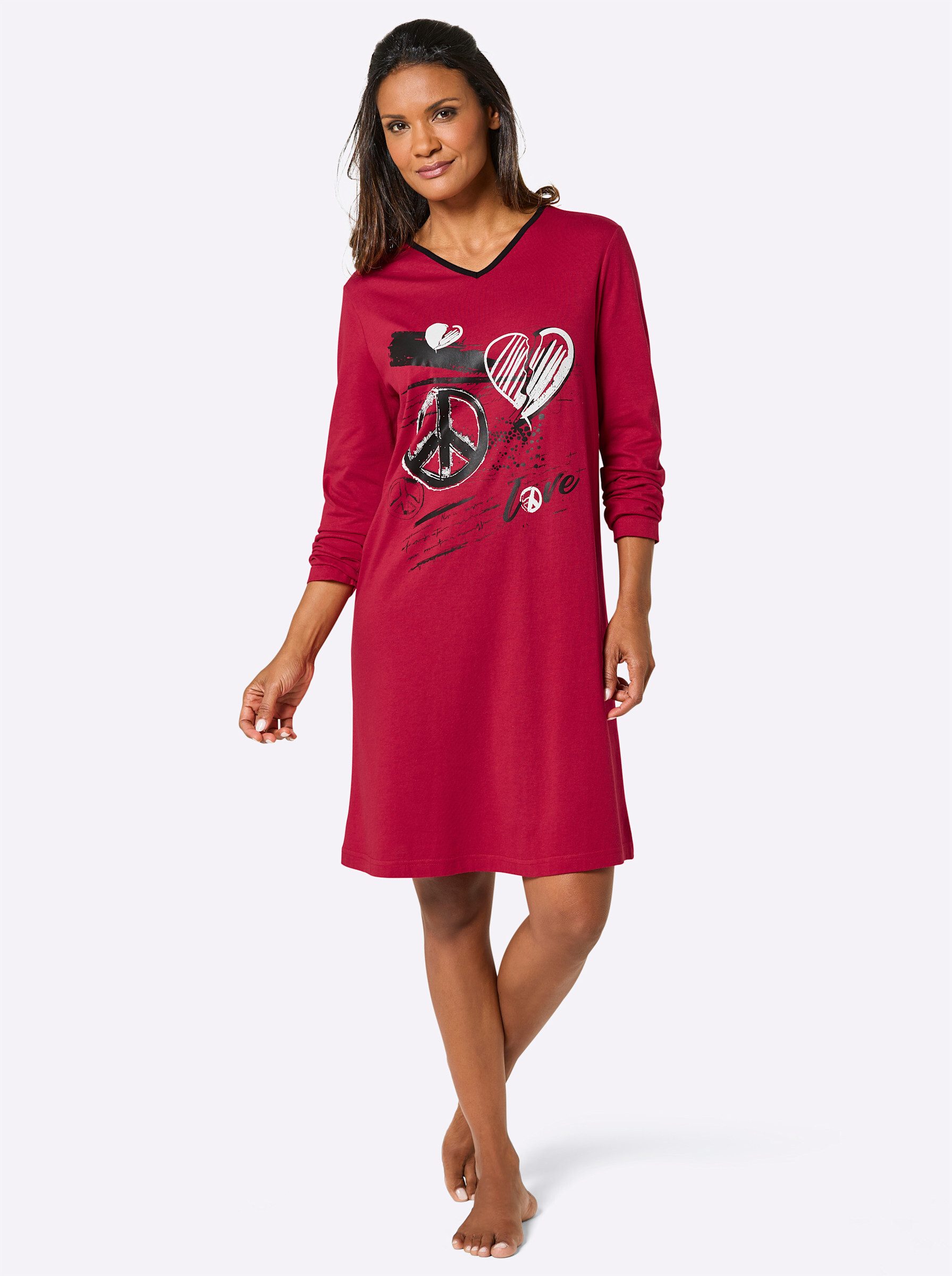 Witt Sleepshirt Sleepshirts Langarm (2-tlg)