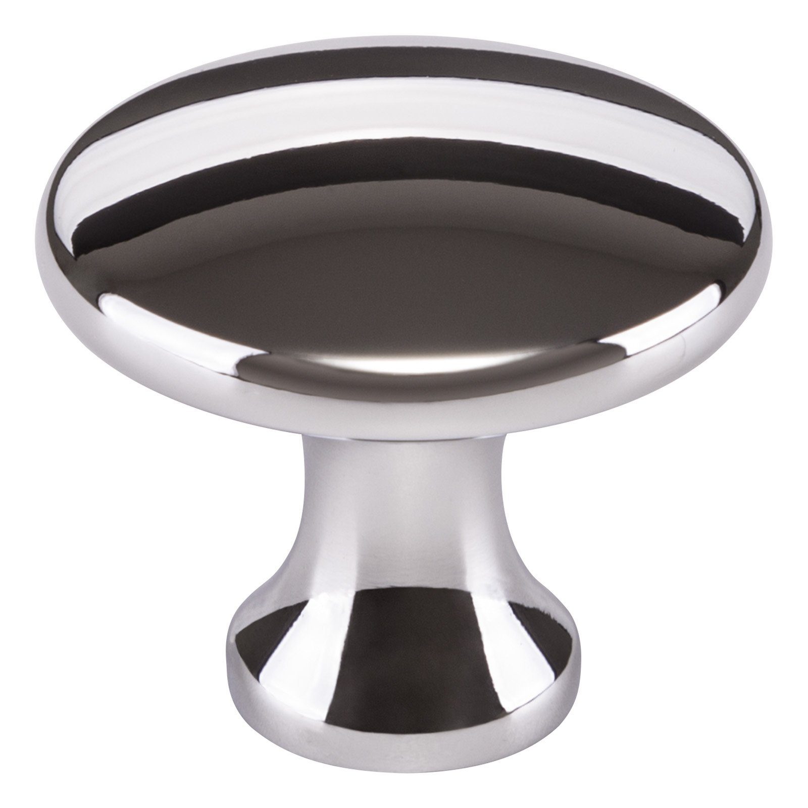 SO-TECH® Möbelknopf Schrankknopf DENISE Ø 29 mm Höhe 25 mm (1-St), Zinkdruckguss, Chrom poliert, inkl. Befestigungsschraube