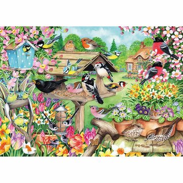 Jumbo Spiele Puzzle Falcon Spring Garden Brids 500 Teile, 500 Puzzleteile