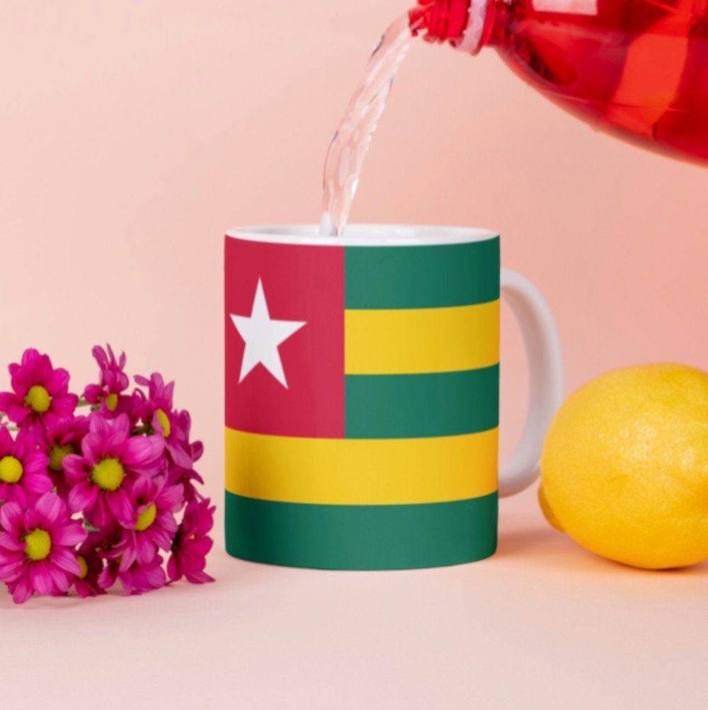National Togo Becher Afrika Kaffee Tasse Pot Tinisu Tasse Flagge Cup Kaffeetasse