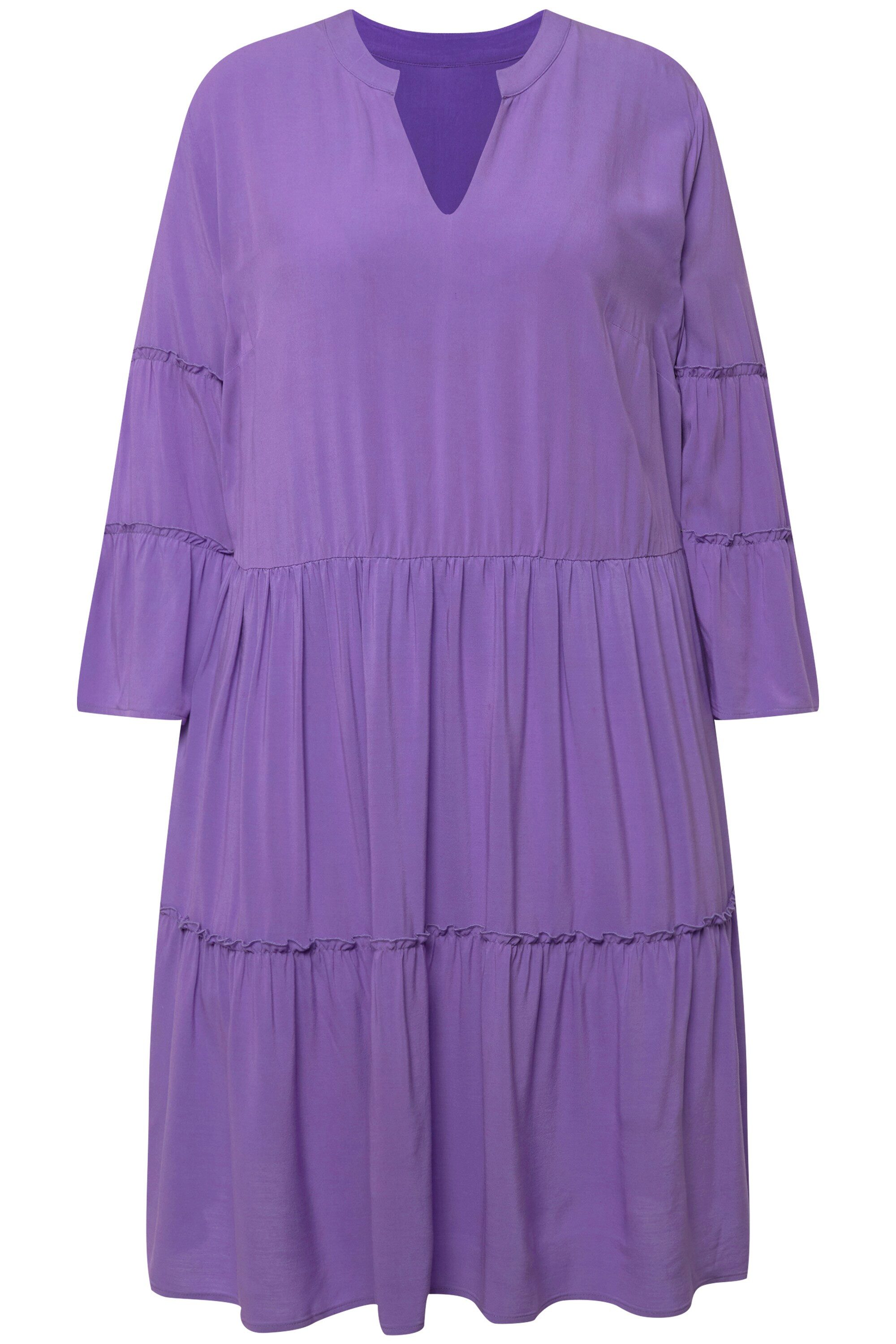 Angel of Style Jerseykleid Tunika-Kleid A-Linie Tunika-Ausschnitt 3/4-Ärmel günstig online kaufen