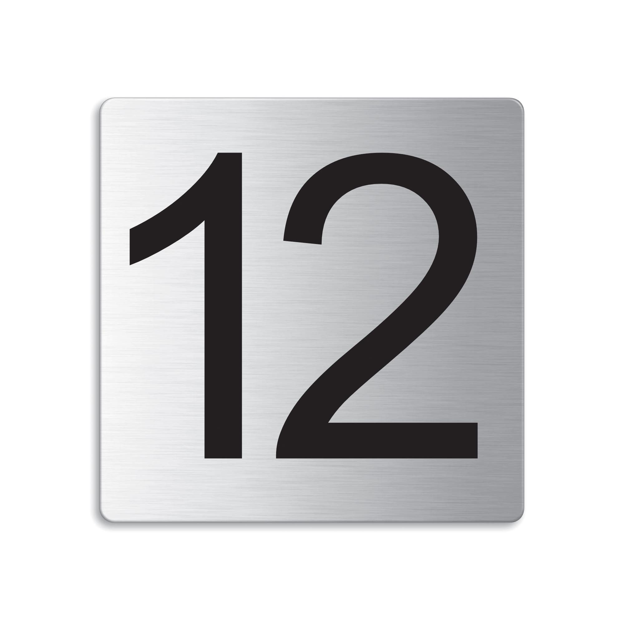 OFFORM DESIGN Hinweisschild Schild Zahl 1-50 für Türen Zimmer Briefkästen 85×85 mm selbstklebend, (1 St)