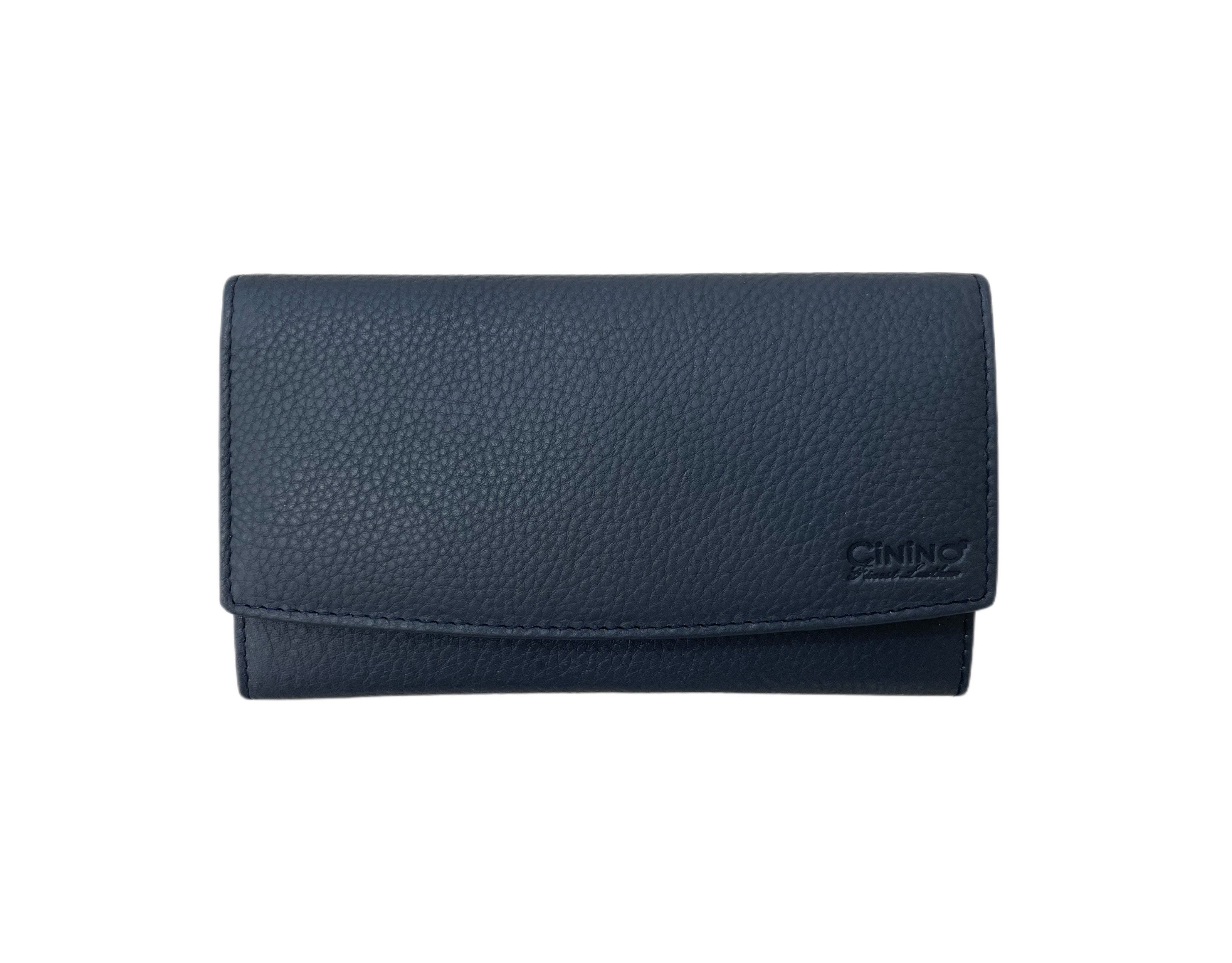 Cinino Geldbörse KÄTHE, Geldbörse Geldbeutel Langbörse Portemonnaie Lederbörse